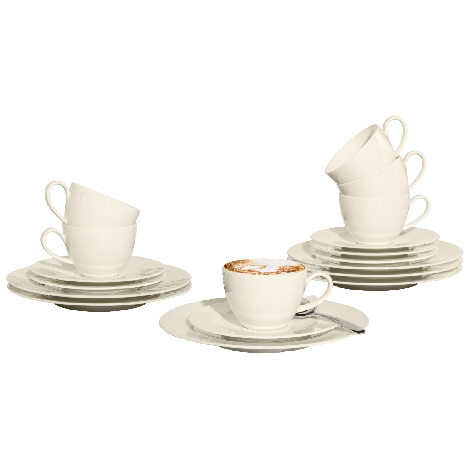 Kaffeeservice Zoé Fine Diamond 18er Set