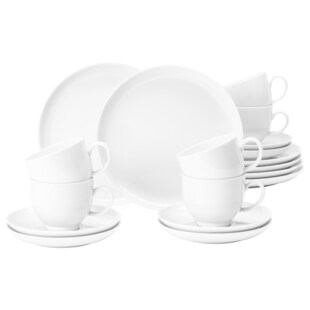 Seltmann Weiden Kaffeeservice Lido Weiß 18er Set 