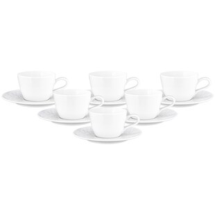 Seltmann Weiden Kaffeetassen mit Untertassen Nori Home 240 ml 6er Set 