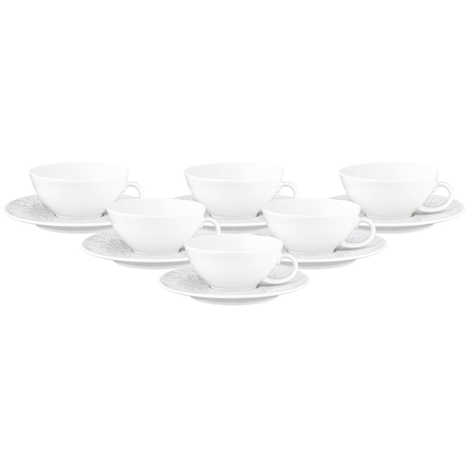 Seltmann Weiden Teetassen mit Untertassen Nori Home 140 ml 6er Set 
