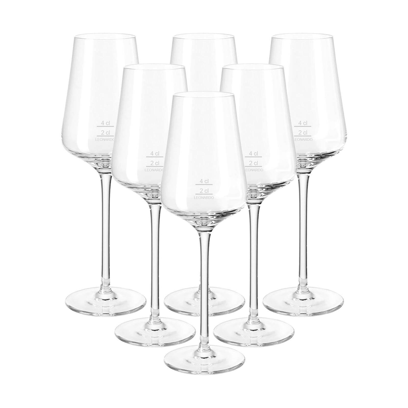 Digestifgläser geeicht Puccini Gastro-Edition  6er Set