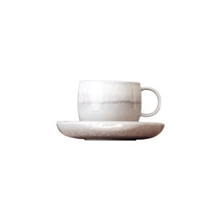 like. by Villeroy & Boch Kaffeetasse mit Untertasse Perlemor Sand 190 ml 