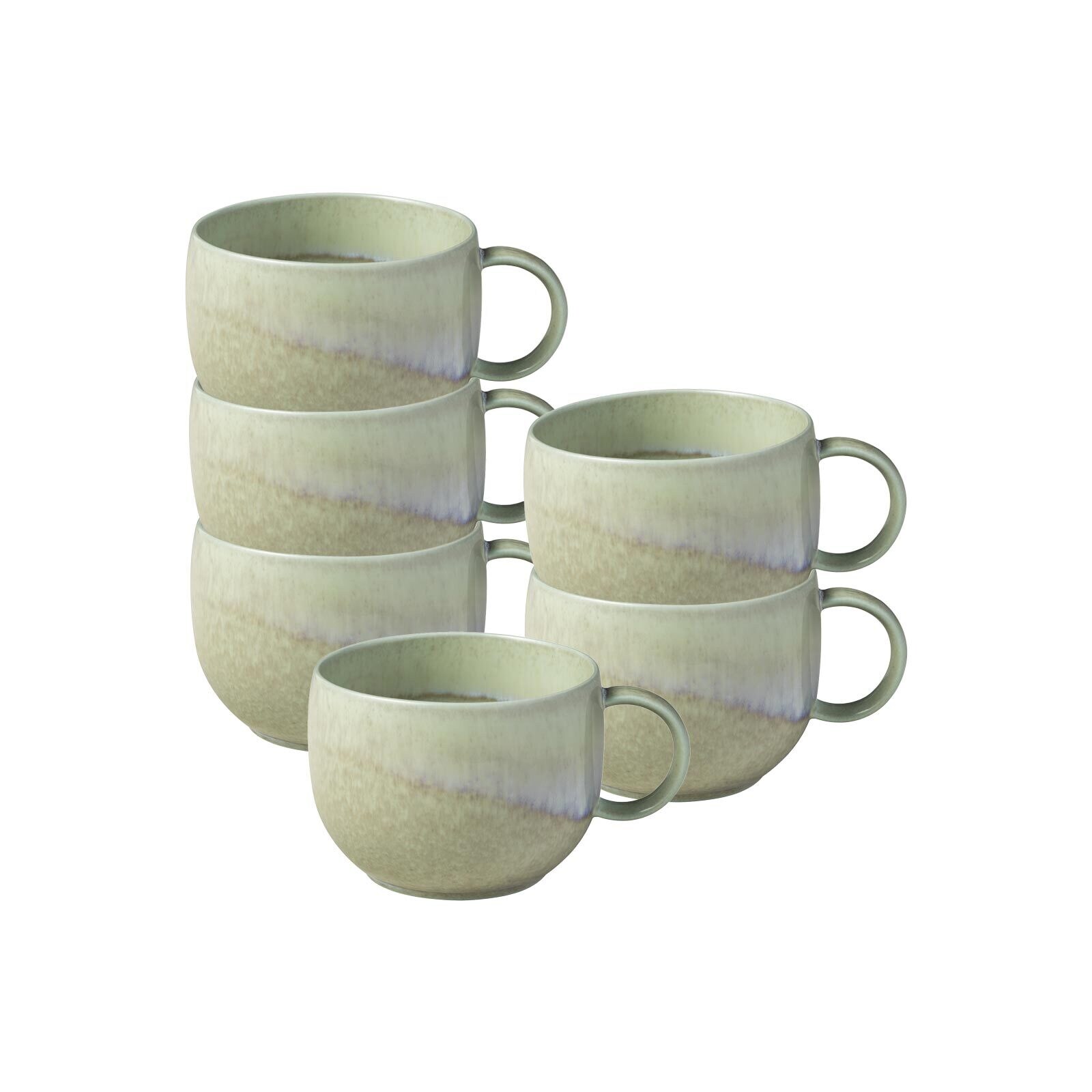 Espressotassen Perlemor Alga  6er Set