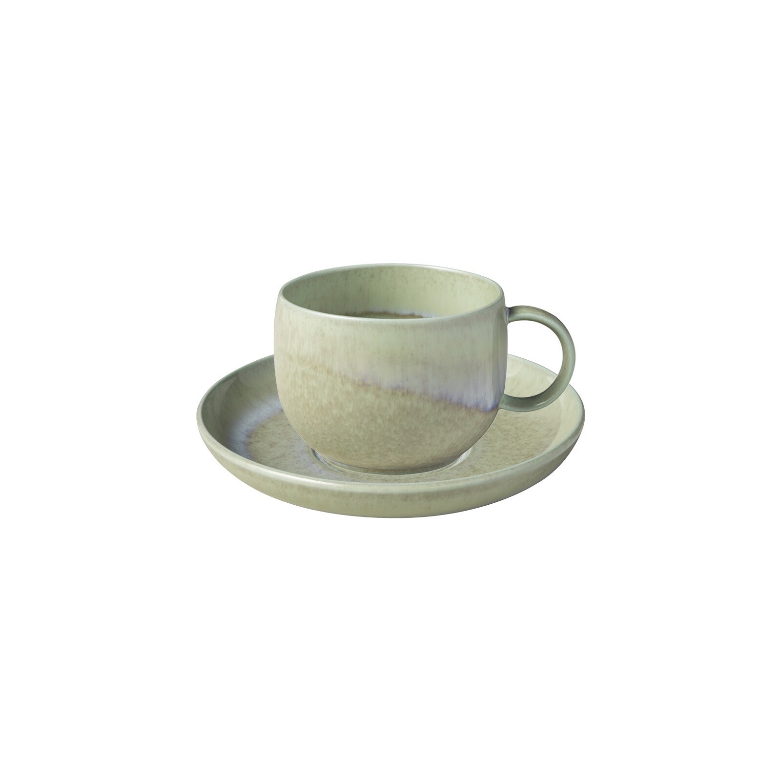 Espressotasse mit Untertasse Perlemor Alga