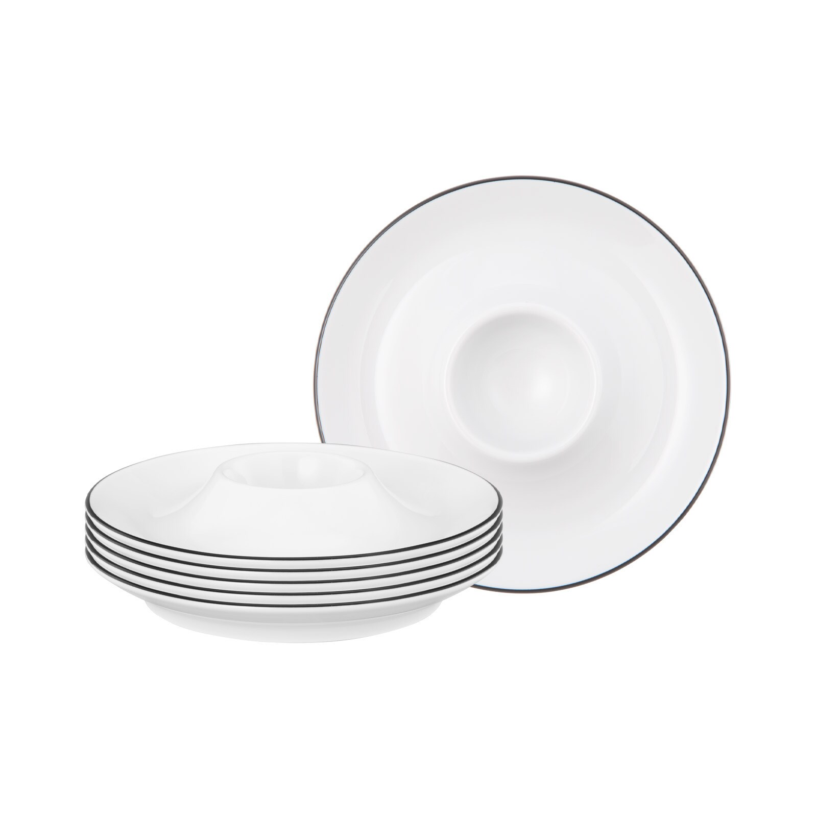 Eierbecher Lido Black Line ø 12,5 cm 6er Set