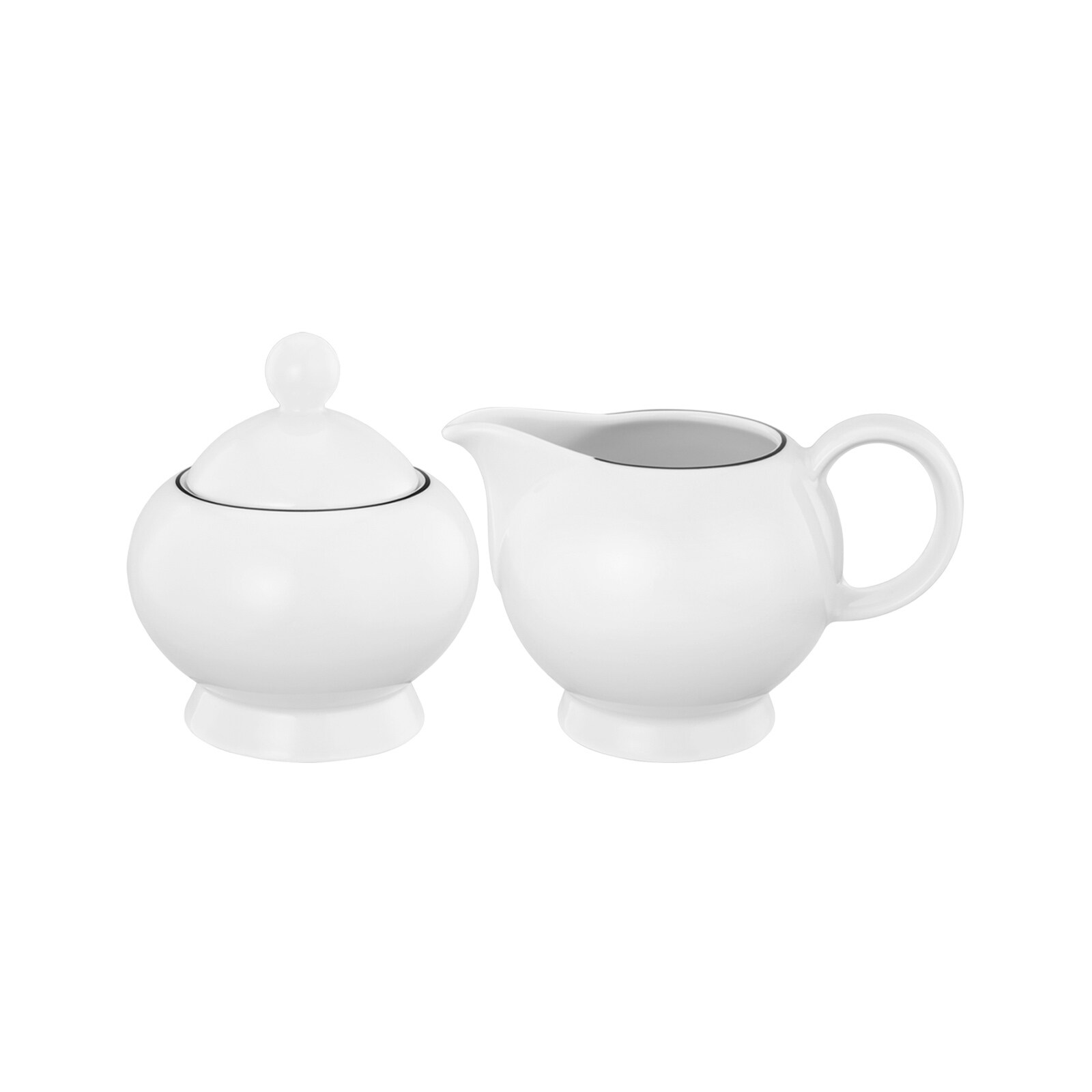 Milch & Zuckerset Lido Black Line 2er Set