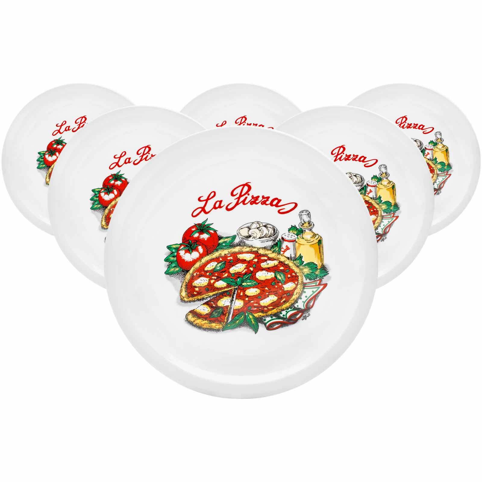 Van Well Pizzateller Napoli &oslash; 30,5 cm 6er Set 