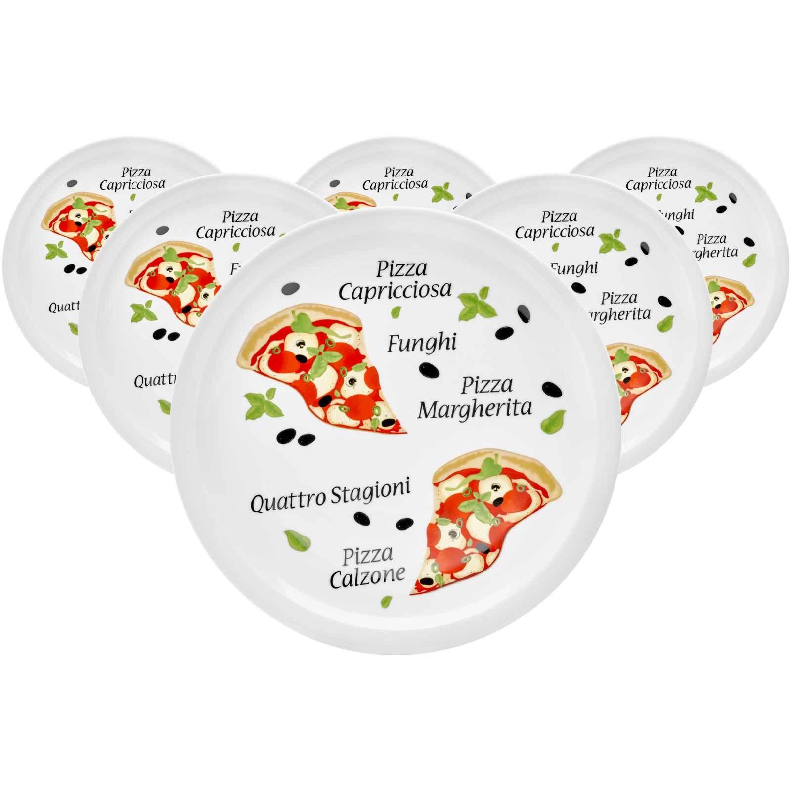 Van Well Pizzateller Margherita &oslash; 30,5 cm 6er Set 