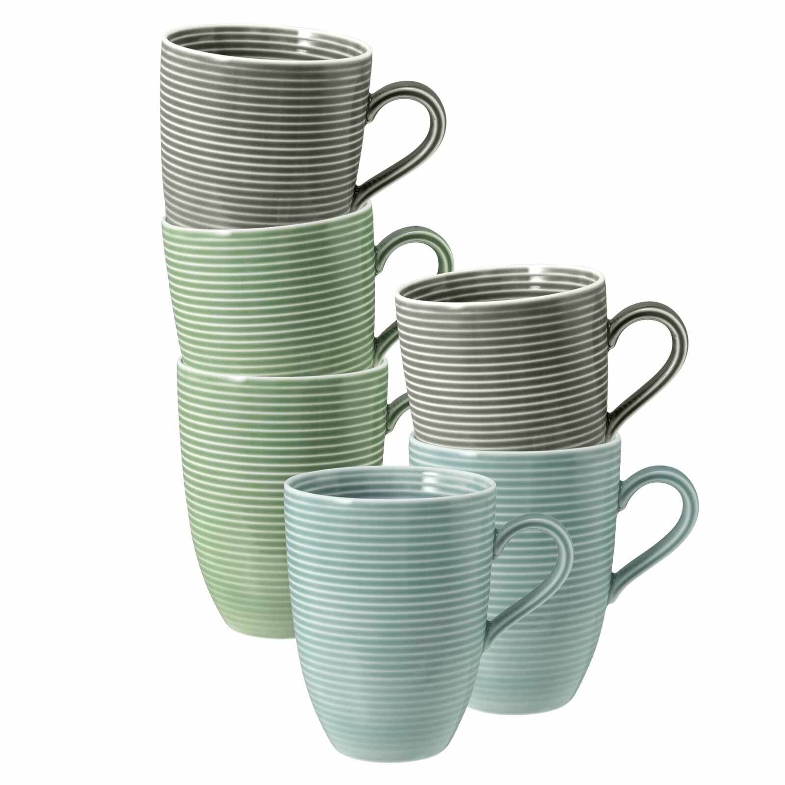 Kaffeebecher Beat Color Glaze  6er Set