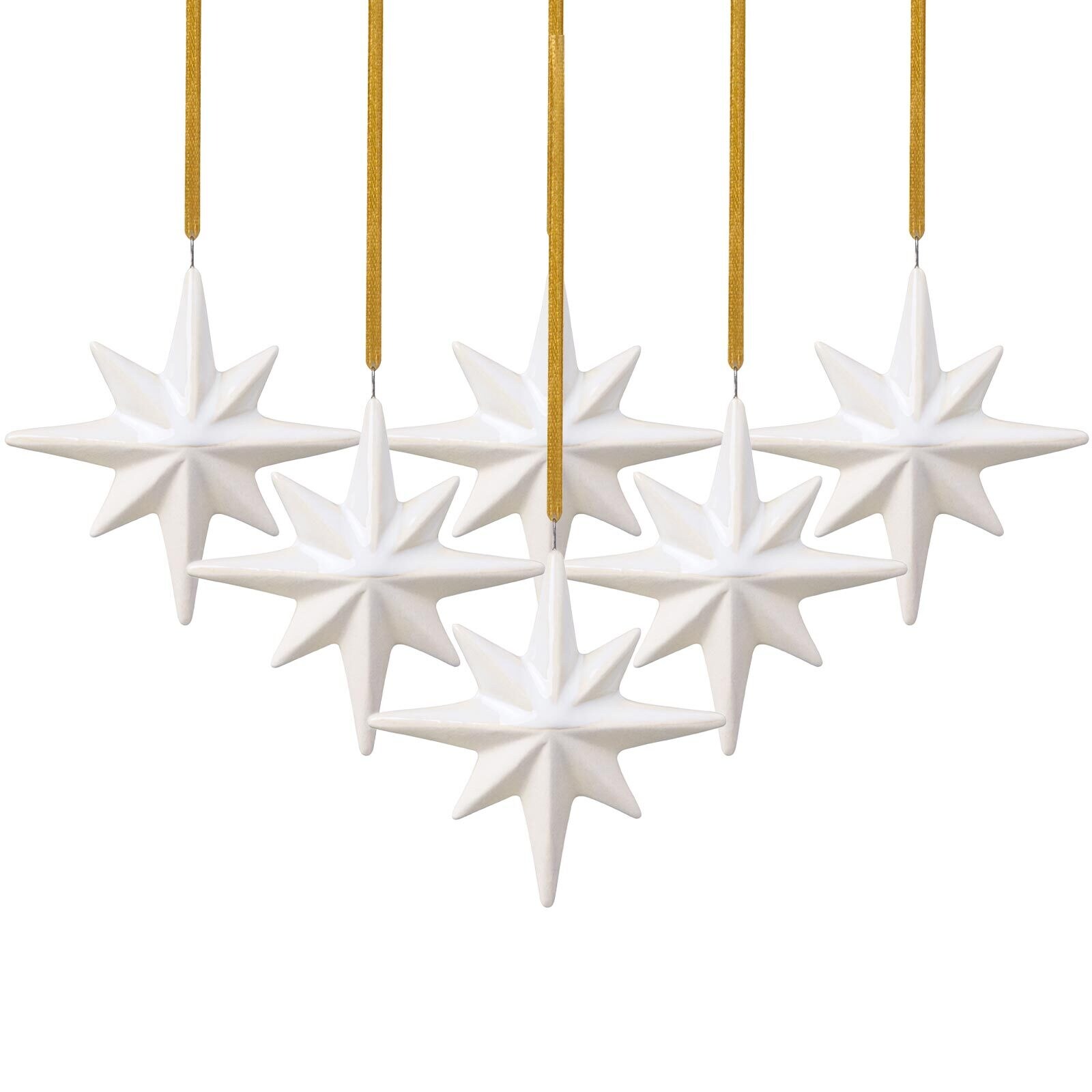 like. by Villeroy & Boch Ornamente Stern Winter Glow 6er Set