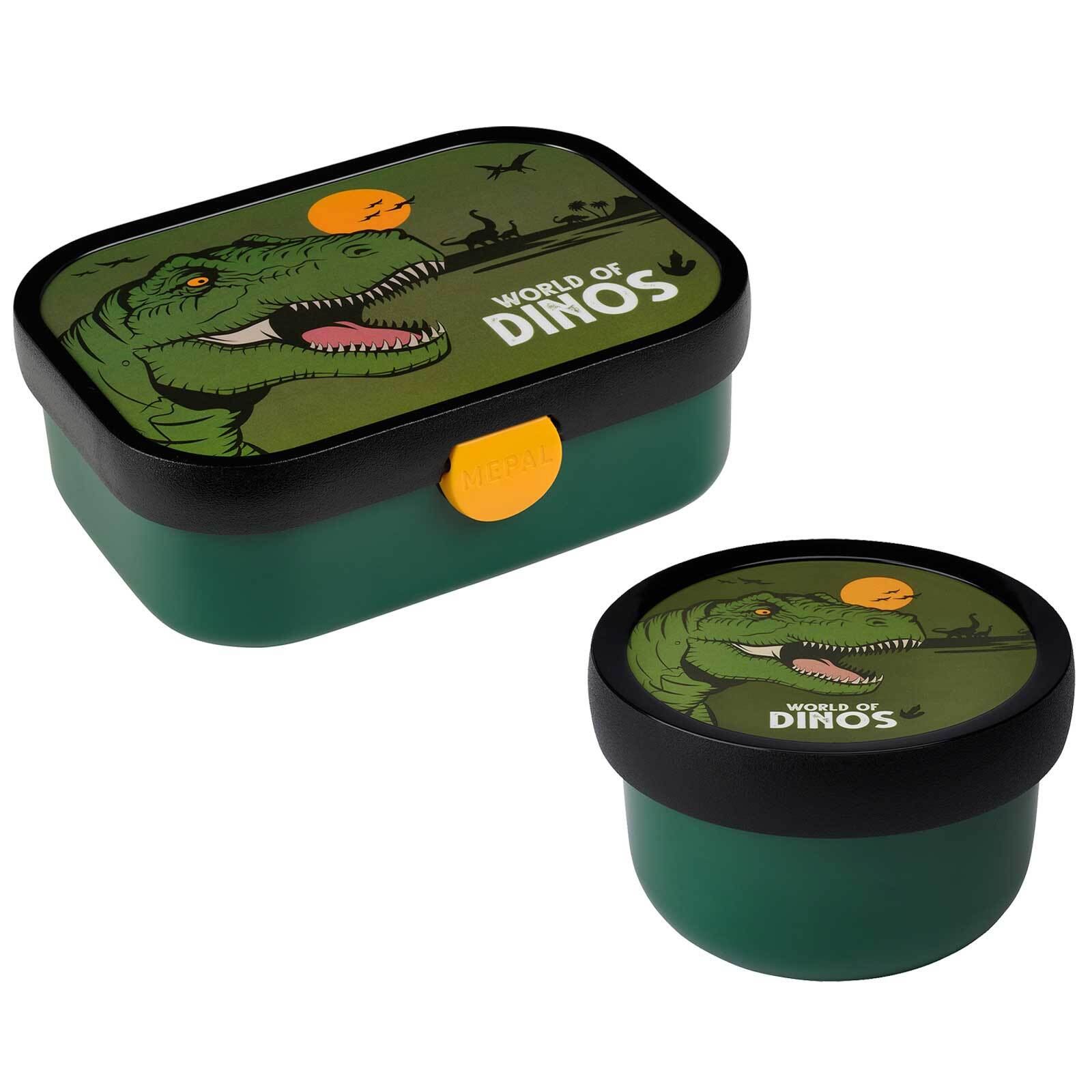 Mepal Obst- und Bentobox Dino Campus 300 & 750 ml 