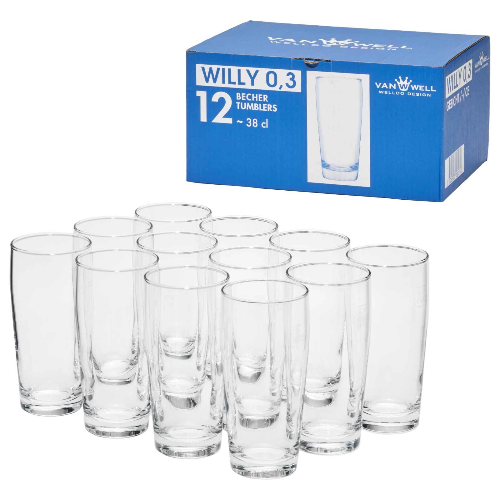 Willi Becher geeicht  12er Set