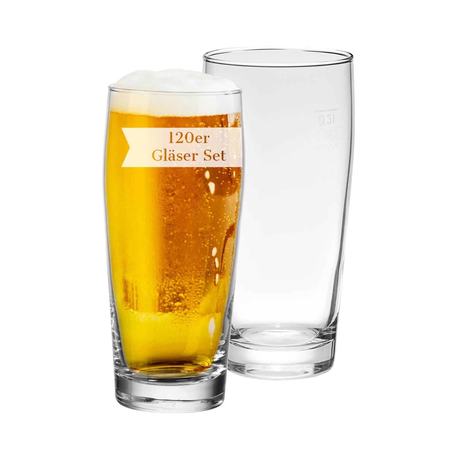 Van Well Willi Becher geeicht 0,3 l 120er Set 