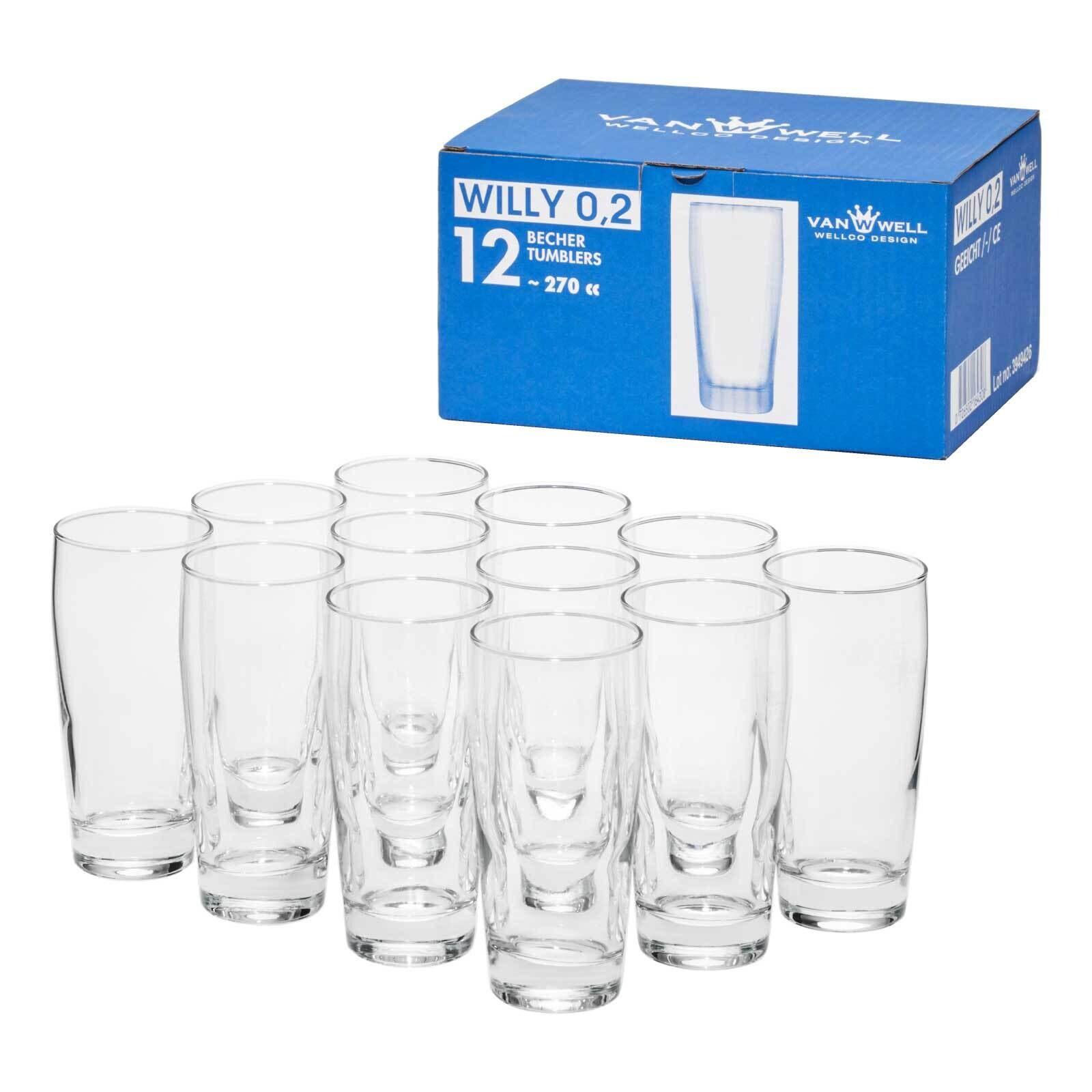 Willi Becher geeicht  12er Set