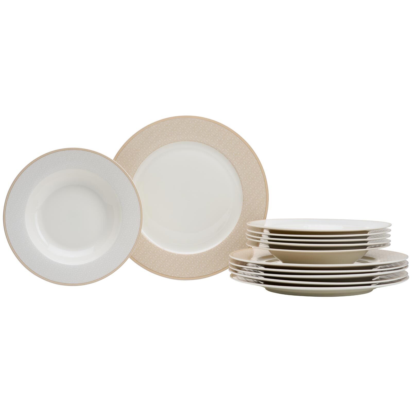 Tafelservice Geo 12er Set