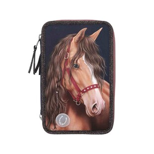 Depesche 3-Fach Federtasche Fantasy Horse Miss Melody 20 x 13 x 7,5 cm 