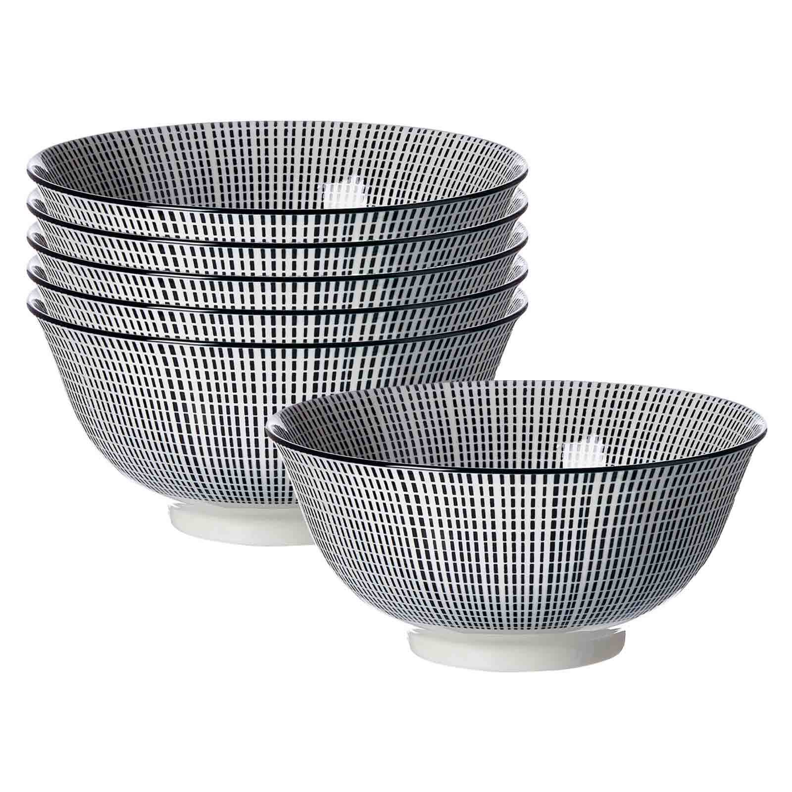 Ritzenhoff & Breker M&uuml;slischalen Takeo Stripes &oslash; 15,5 cm 6er Set 