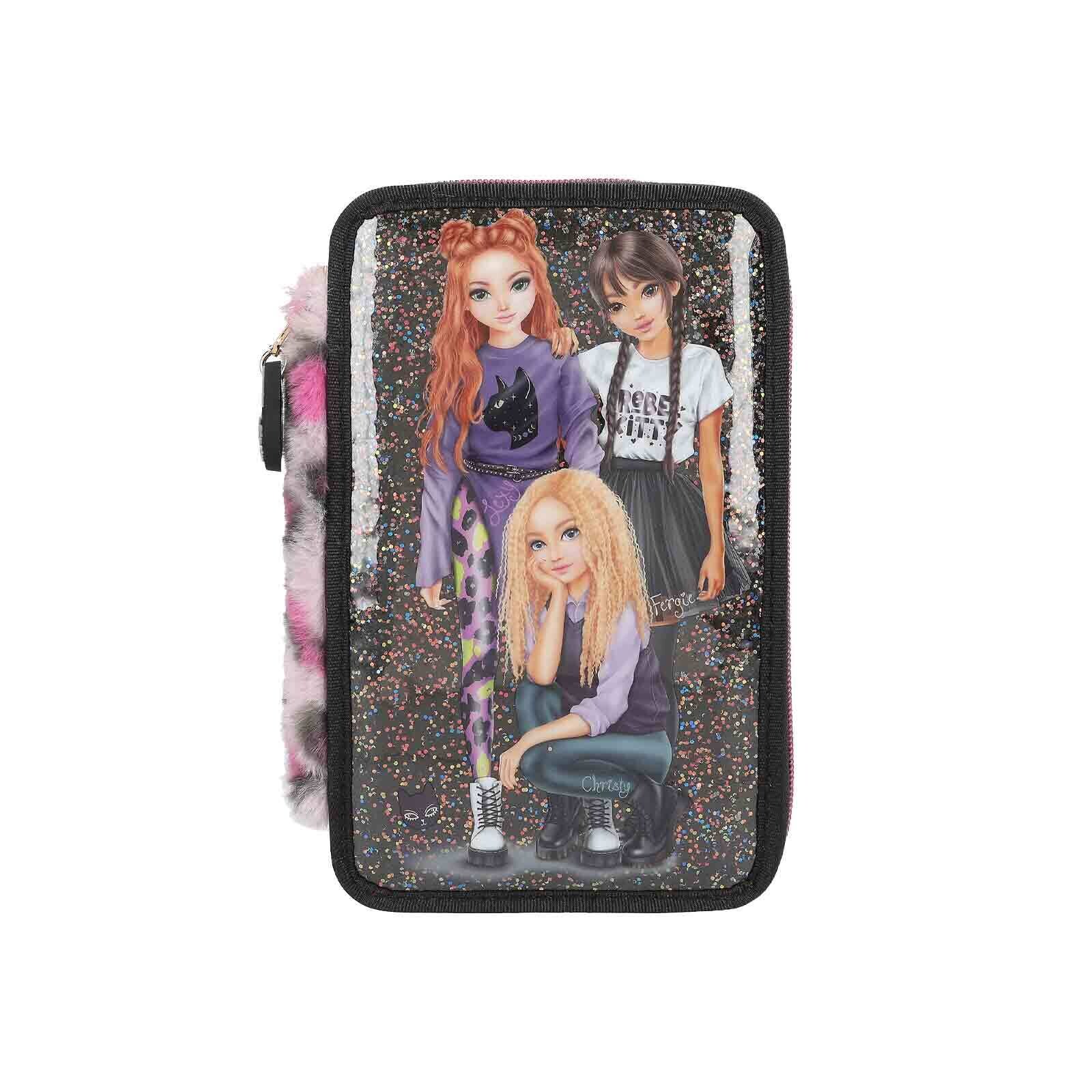 3-Fach Federtasche TOPModel 7,5 x 13 x 20 cm