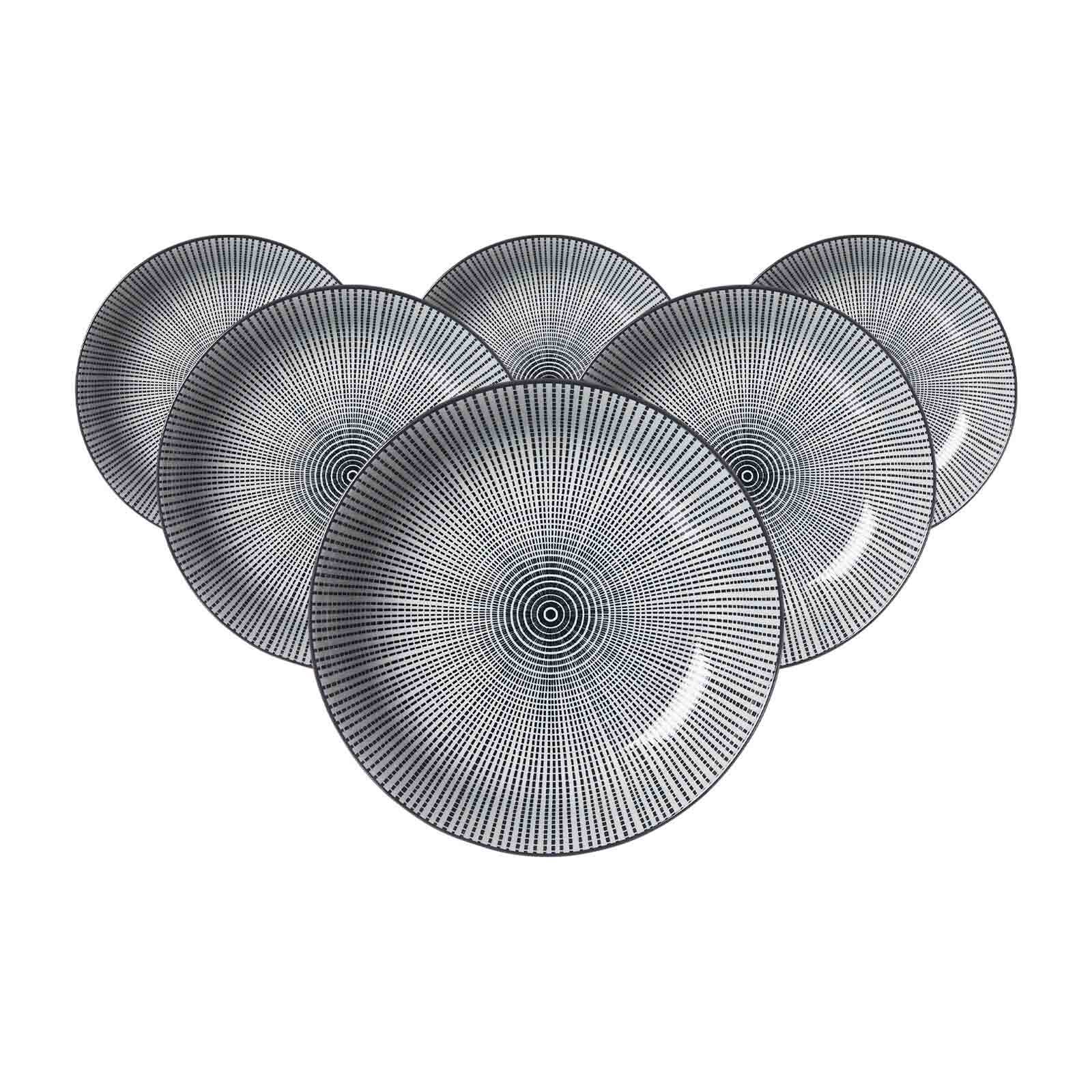 Ritzenhoff & Breker Suppenteller Takeo Stripes &oslash; 20,5 cm 6er Set 