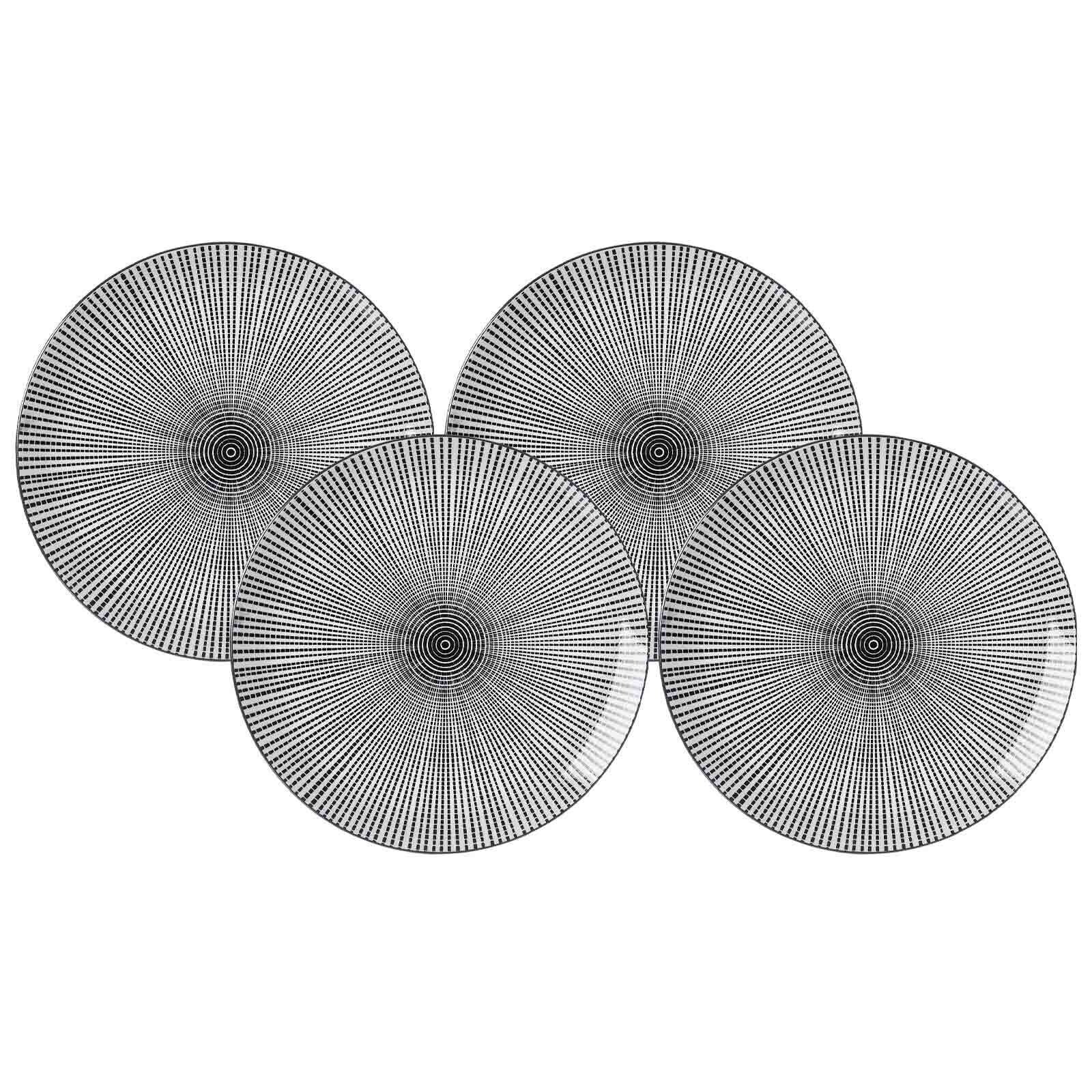 Speiseteller Takeo Stripes ø 26,5 cm 4er Set