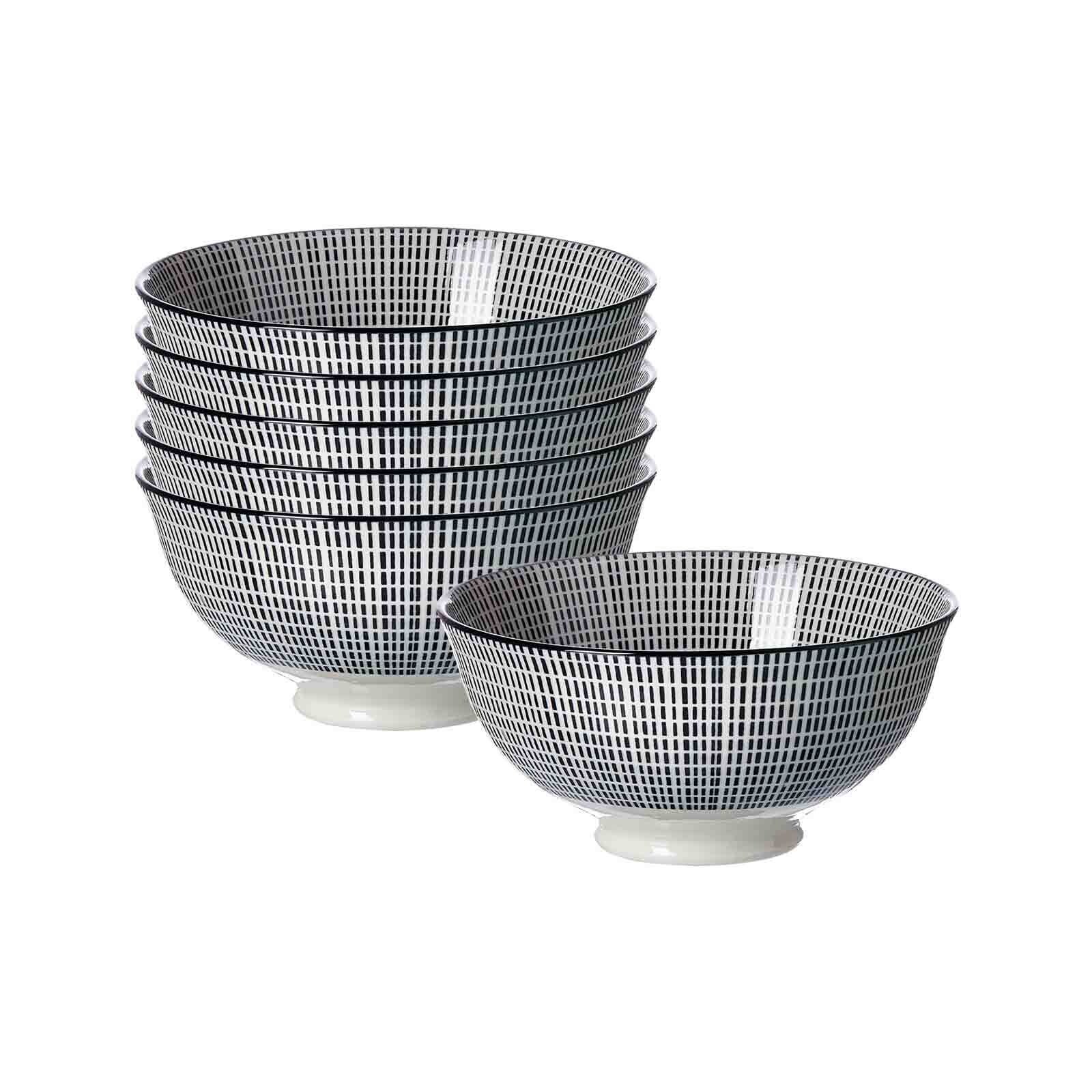 Servierschalen Takeo Stripes ø 12 cm 6er Set