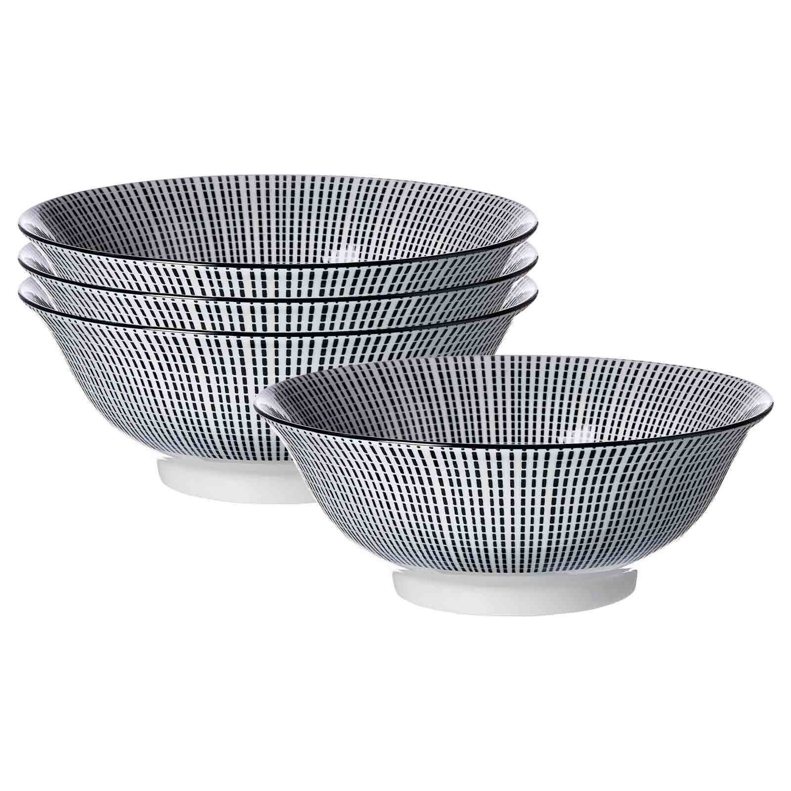 Servierschalen Takeo Stripes ø 21 cm 4er Set
