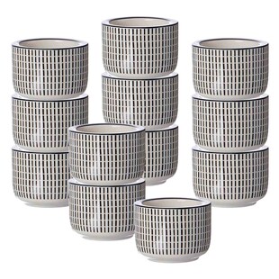 Ritzenhoff & Breker Teelichthalter Takeo Stripes ø 6 cm 12er Set 