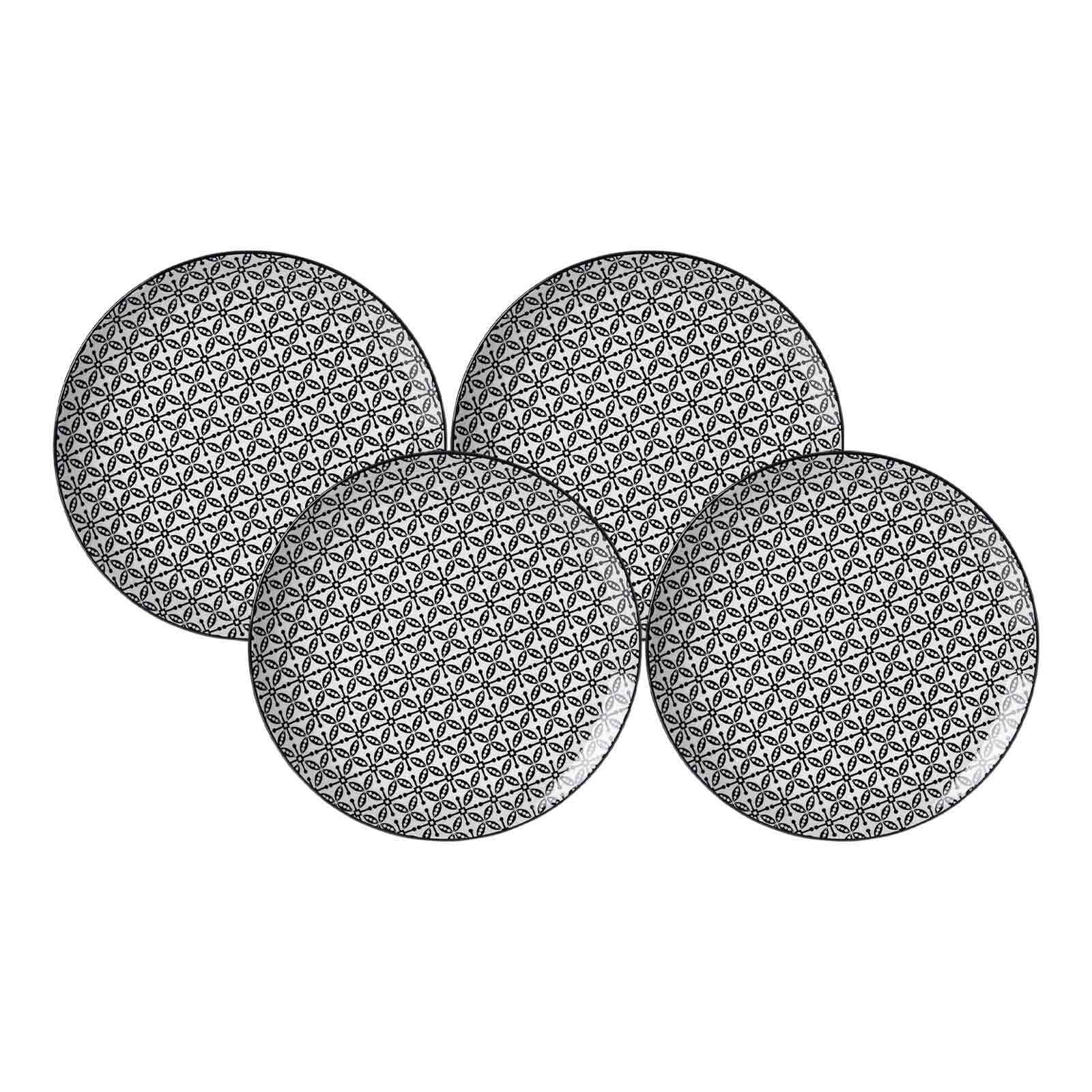 Ritzenhoff & Breker Dessertteller Takeo Leaves &oslash; 21,5 cm 4er Set 