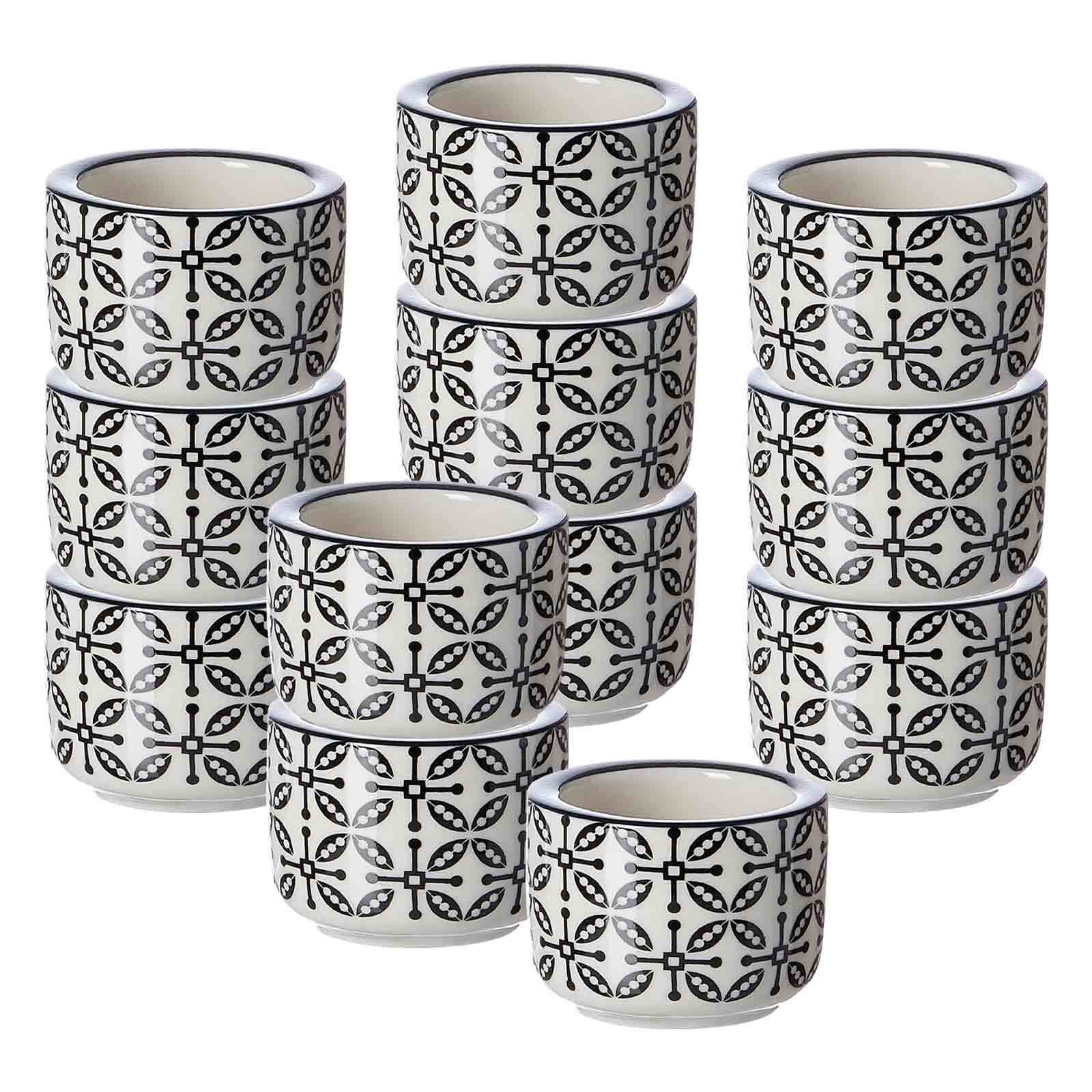 Ritzenhoff & Breker Teelichthalter Takeo Leaves &oslash; 6 cm 12er Set 