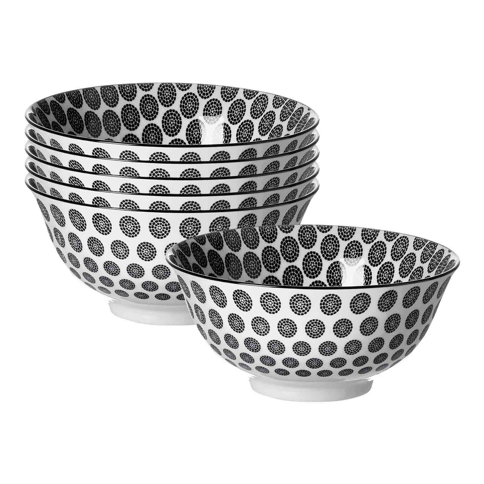 Ritzenhoff & Breker M&uuml;slischalen Takeo Circles &oslash; 15,5 cm 6er Set 