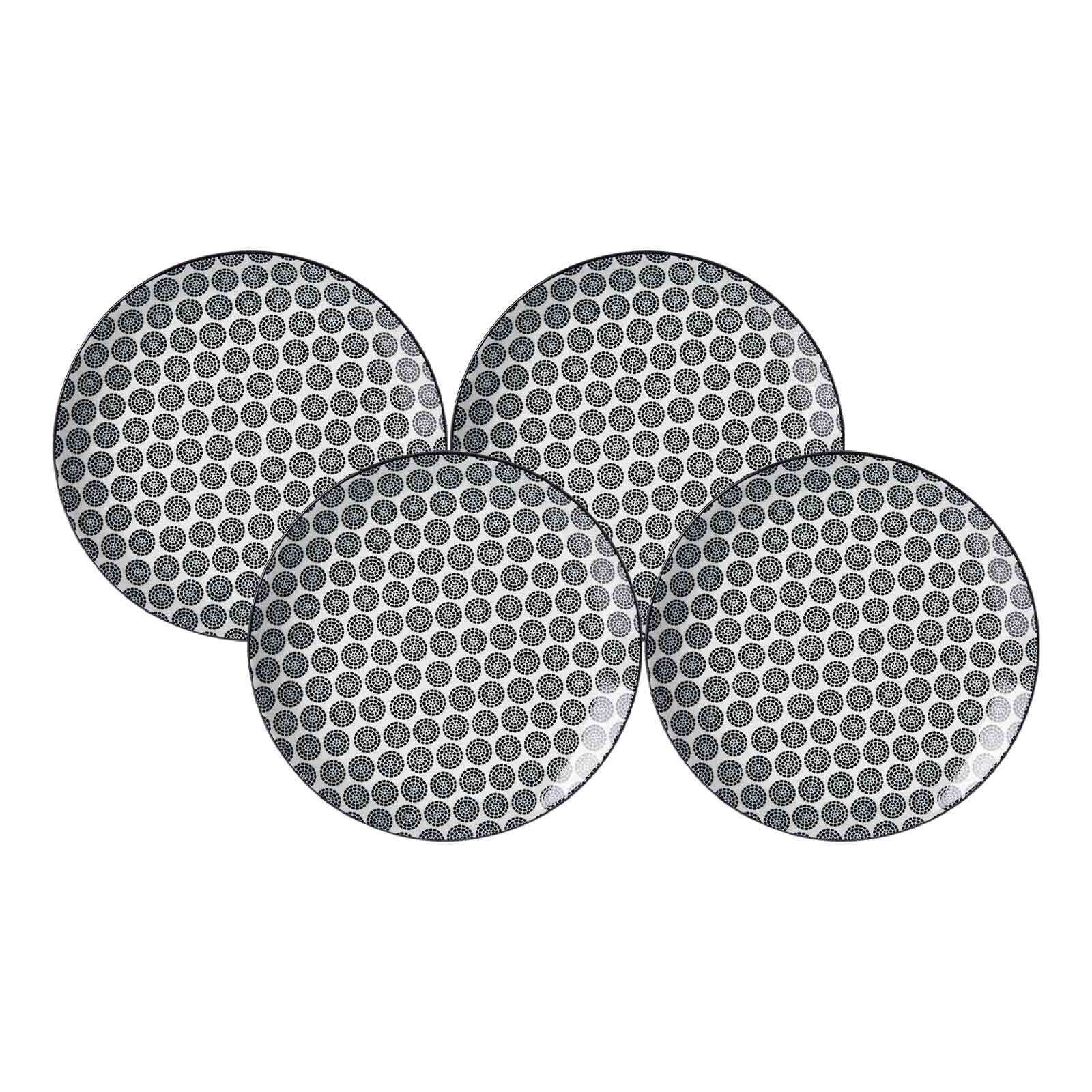 Dessertteller Takeo Circles ø 21,5 cm 4er Set