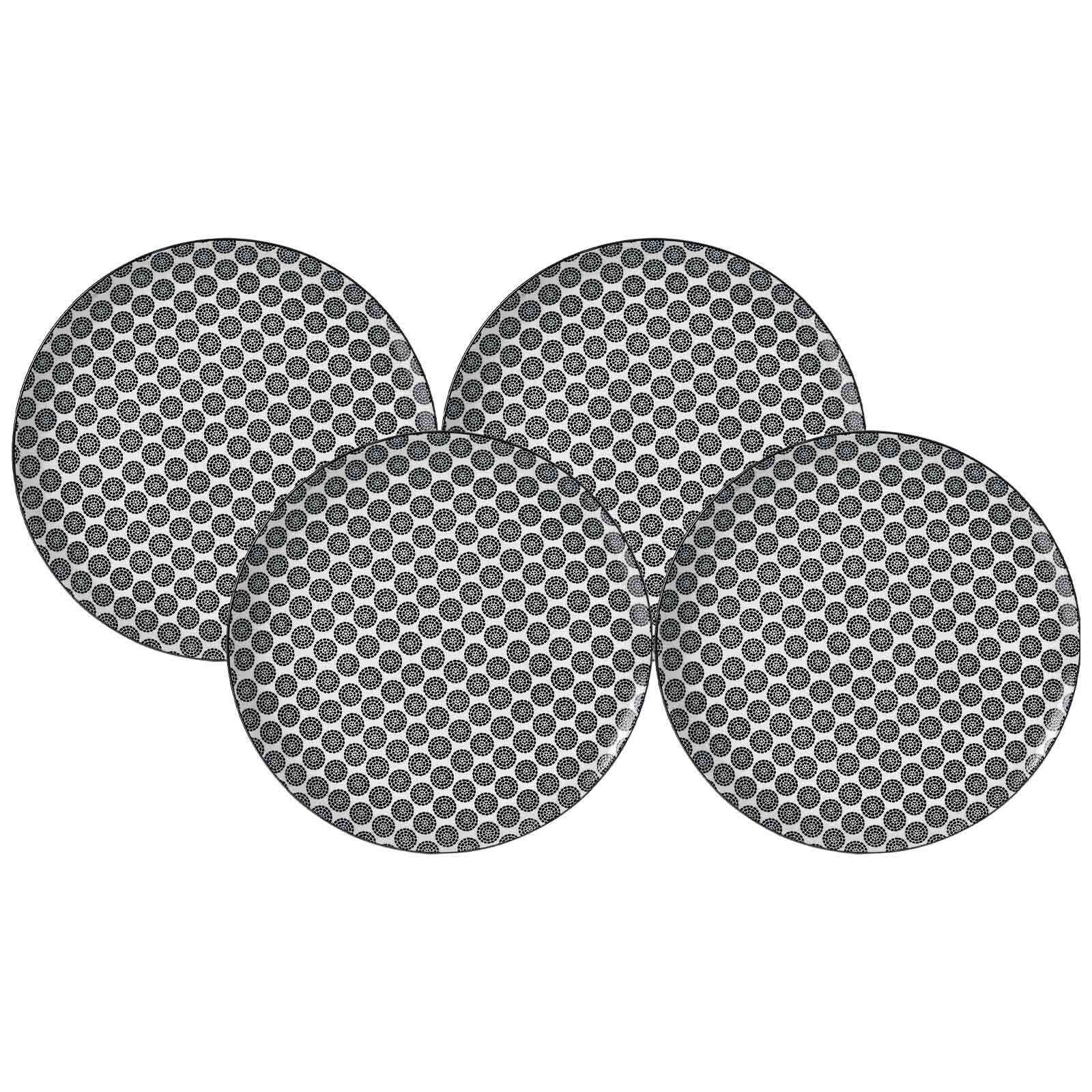 Speiseteller Takeo Circles ø 26,5 cm 4er Set