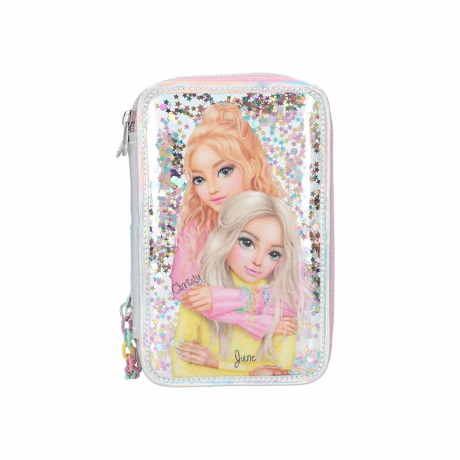 3-Fach Federtasche TOPModel 7,5 x 13 x 20 cm