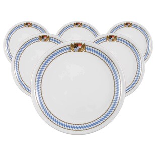 Seltmann Weiden Speiseteller Compact Bayern ø 25,4 cm 6er Set 