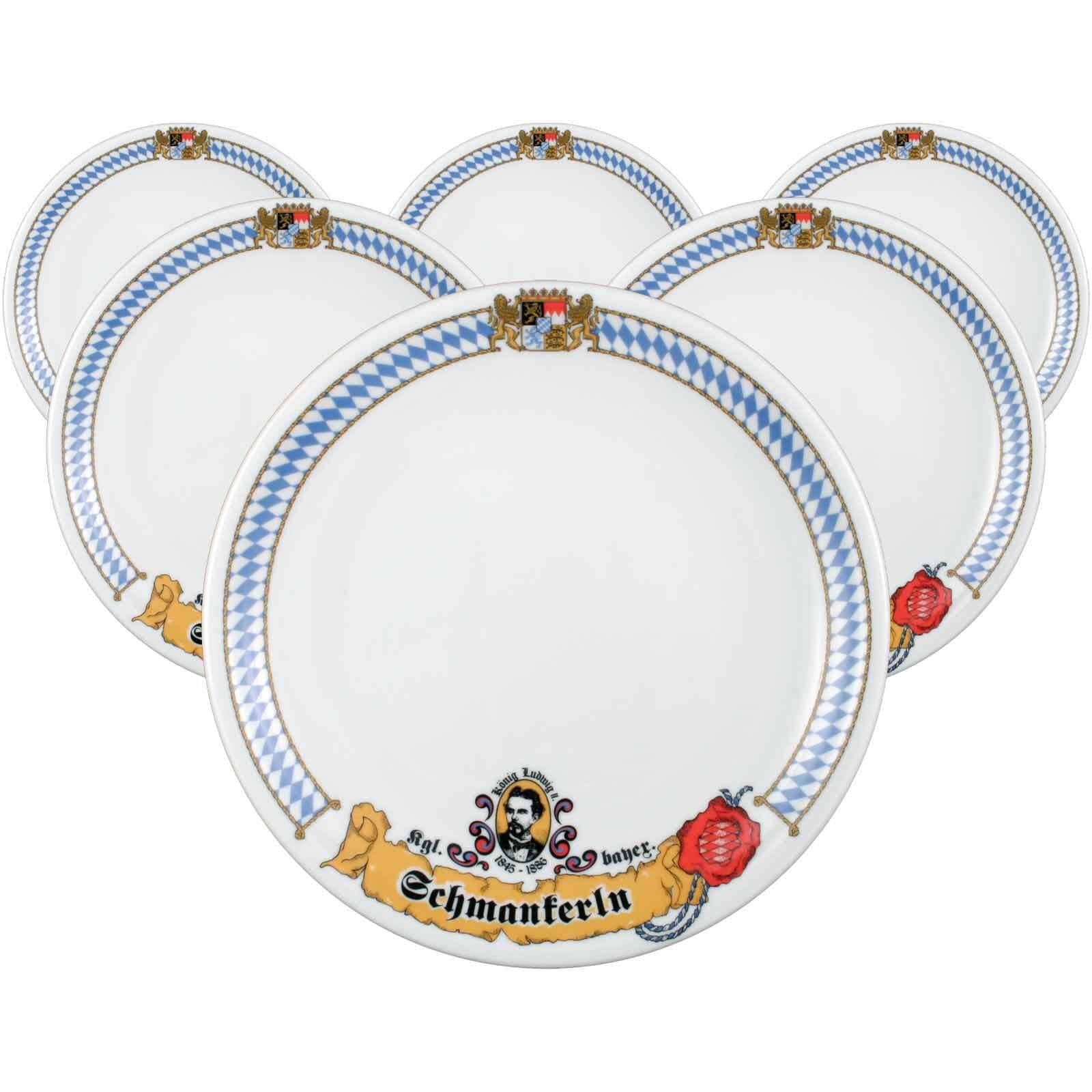 Seltmann Weiden Speiseteller Compact Bayern &oslash; 27 cm 6er Set 