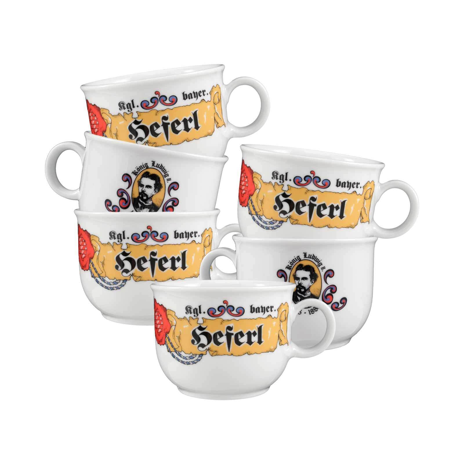 Seltmann Weiden Kaffeetassen Compact Bayern 210 ml 6er Set 