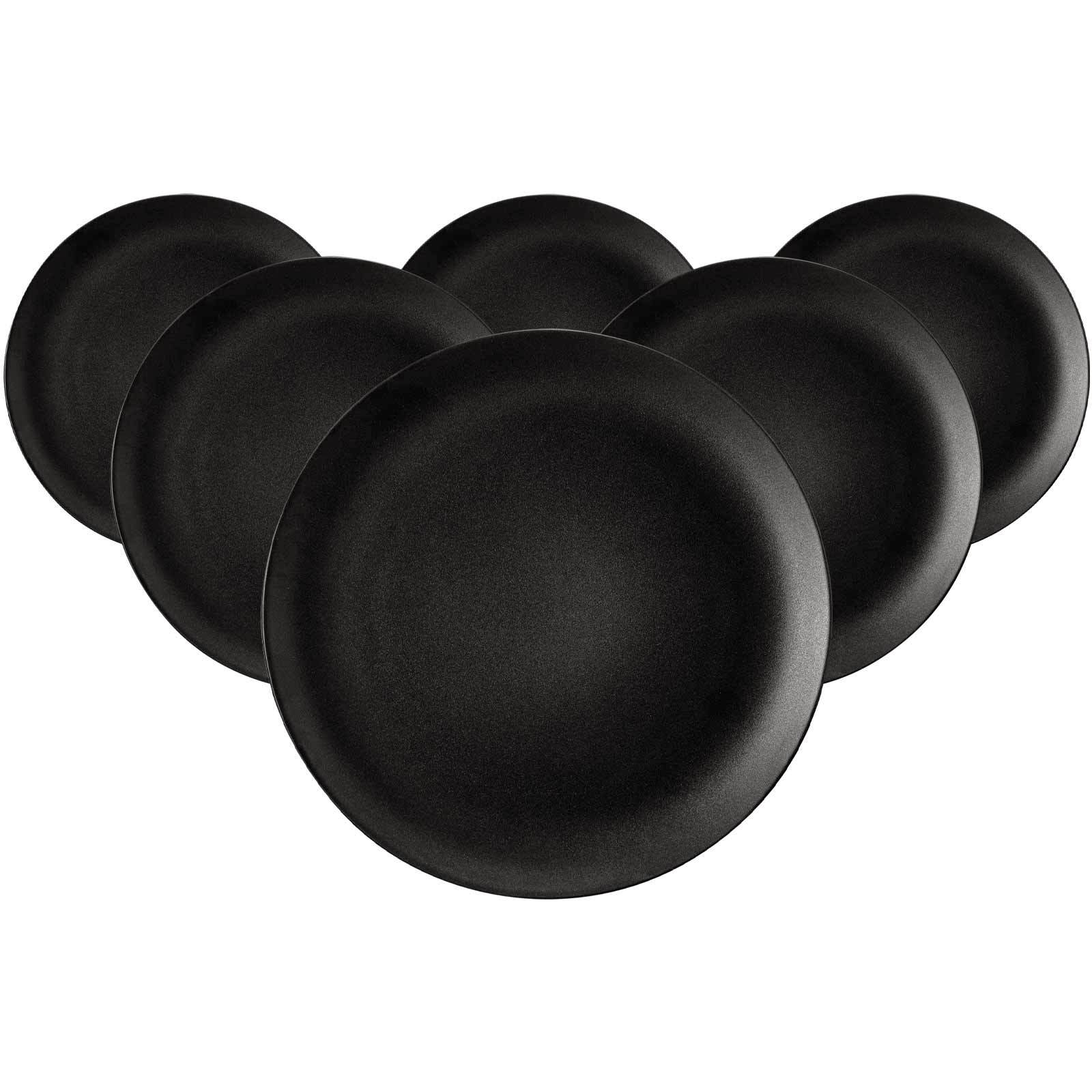 Seltmann Weiden Speiseteller Liberty Velvet Black &oslash; 27,9 cm 6er Set 