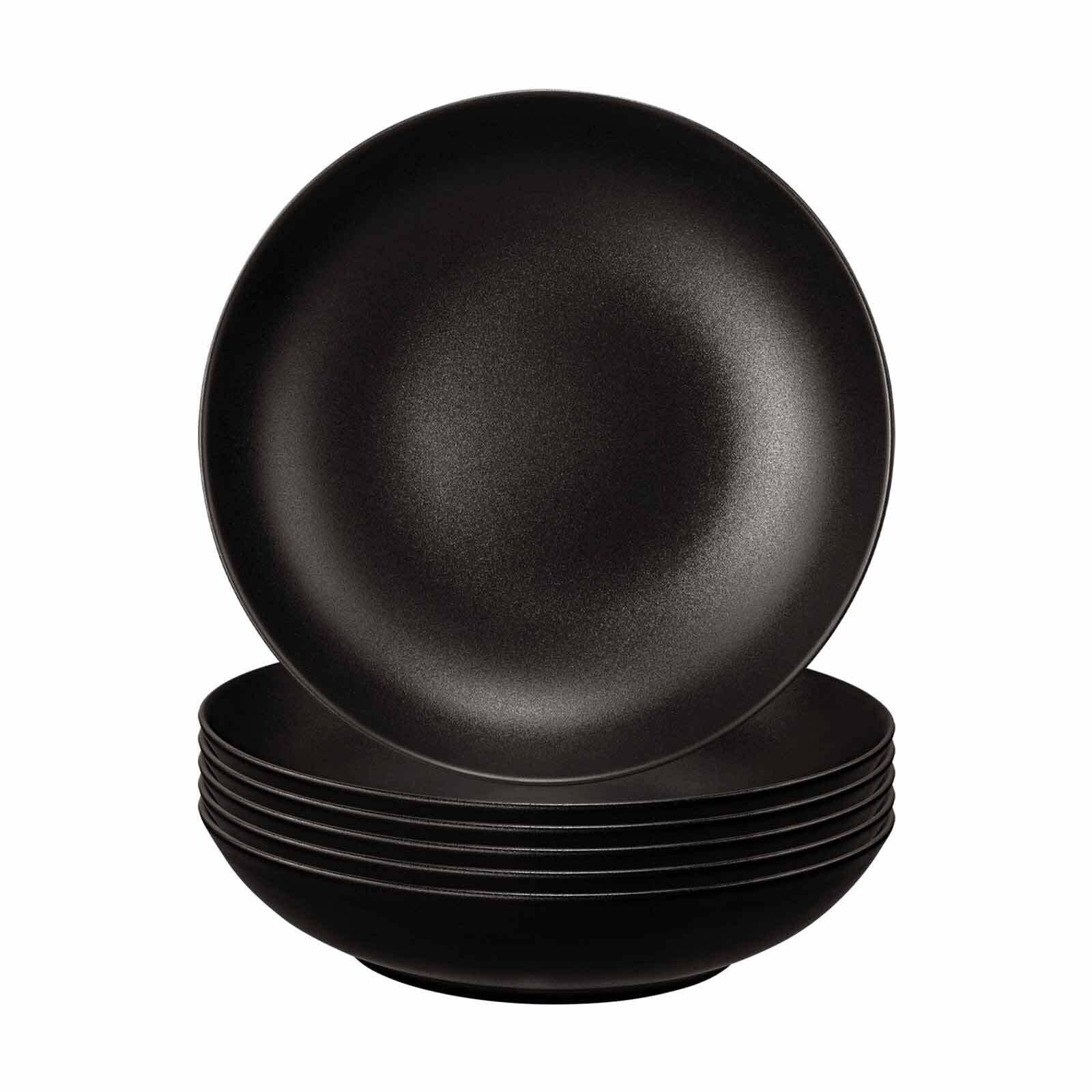 Suppenteller Liberty Velvet Black ø 21,2 cm 6er Set