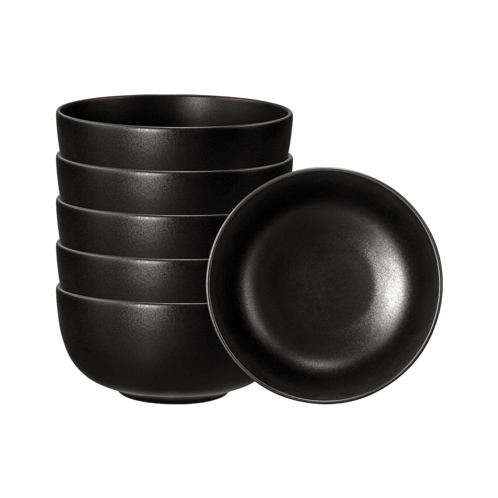 Müslischalen Liberty Velvet Black ø 15 cm 6er Set