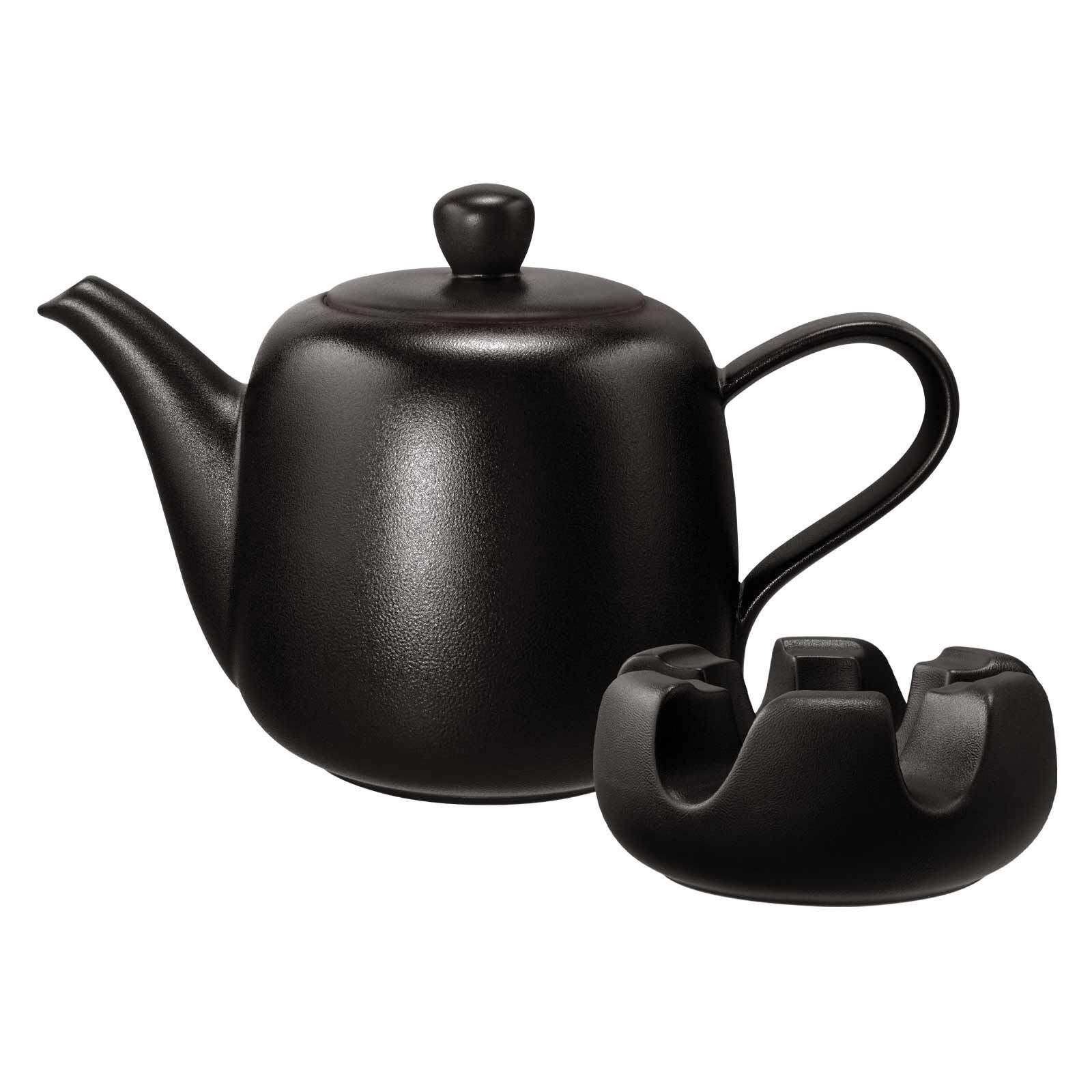 Seltmann Weiden Kanne mit St&ouml;vchen Liberty Velvet Black 1,6 l 