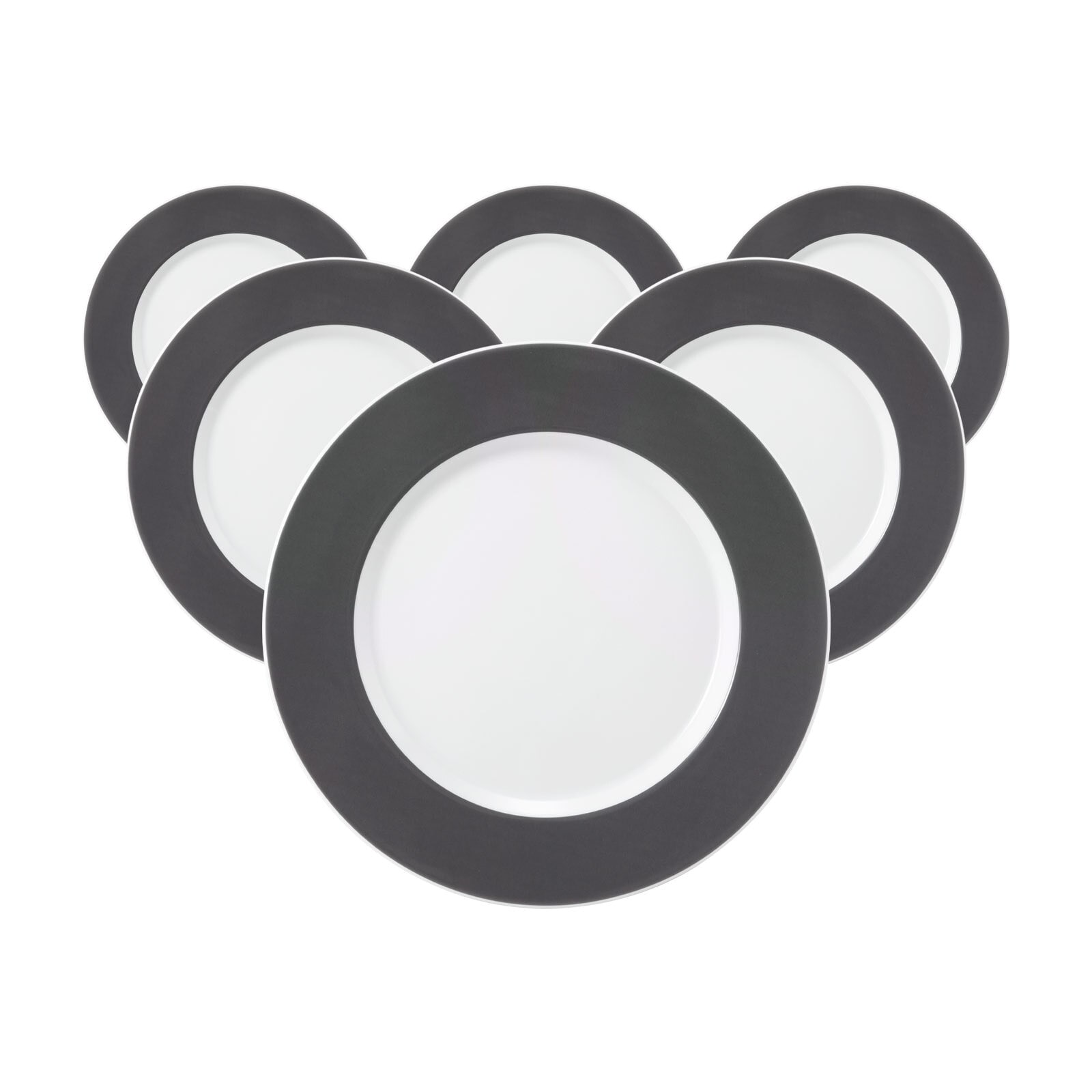 Seltmann Weiden Fr&uuml;hst&uuml;cksteller No Limits Moments &oslash; 24 cm 6er Set 