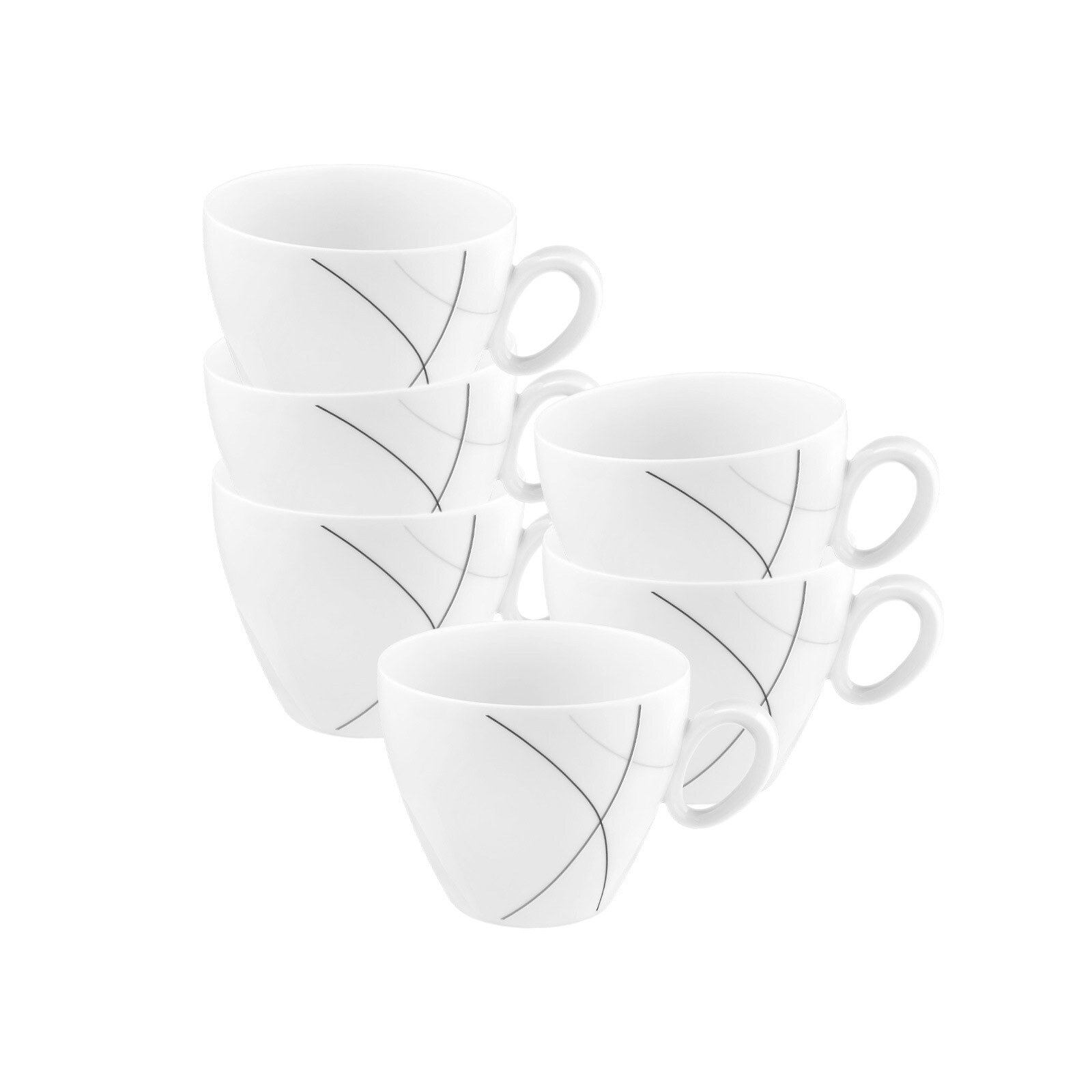 Kaffeetassen Trio Highline  6er Set