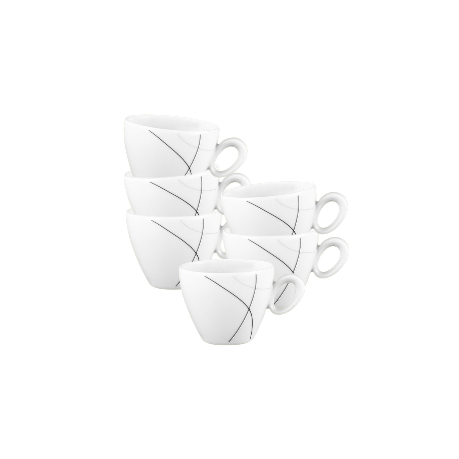 Espressotassen Trio Highline  6er Set