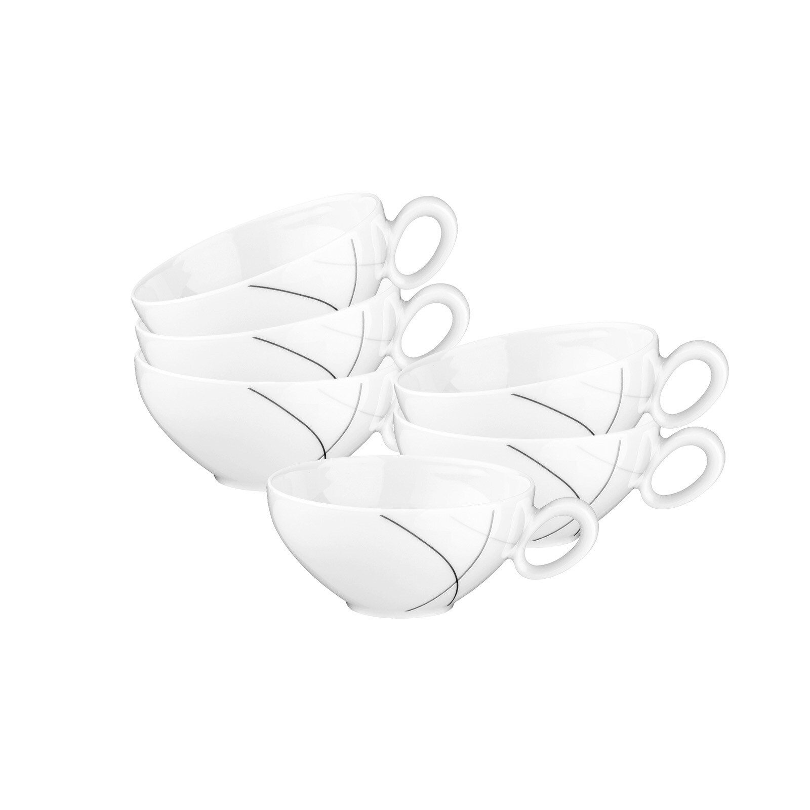 Seltmann Weiden Teetassen Trio Highline 0,14 l 6er Set 