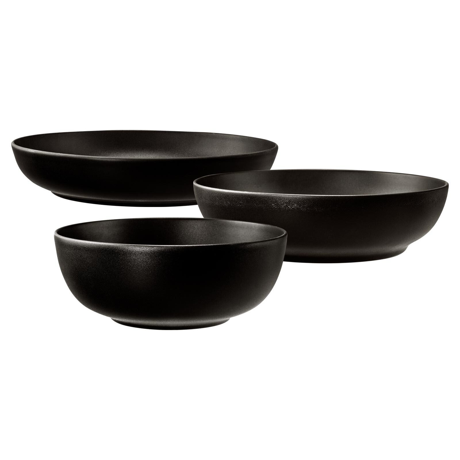Seltmann Weiden Foodbowl-Set Liberty Velvet Black 3er Set 