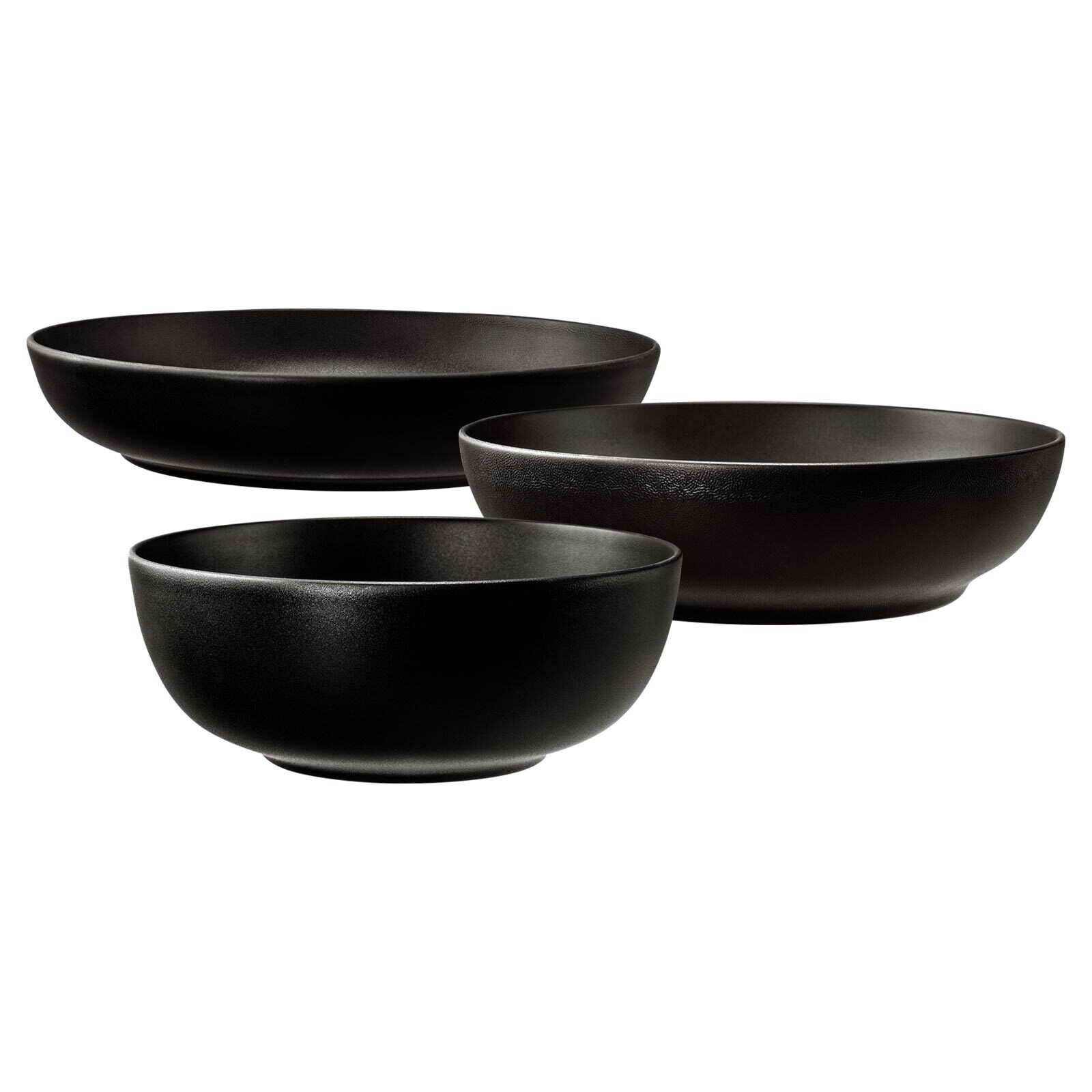 Foodbowl-Set Liberty Velvet Black 3er Set
