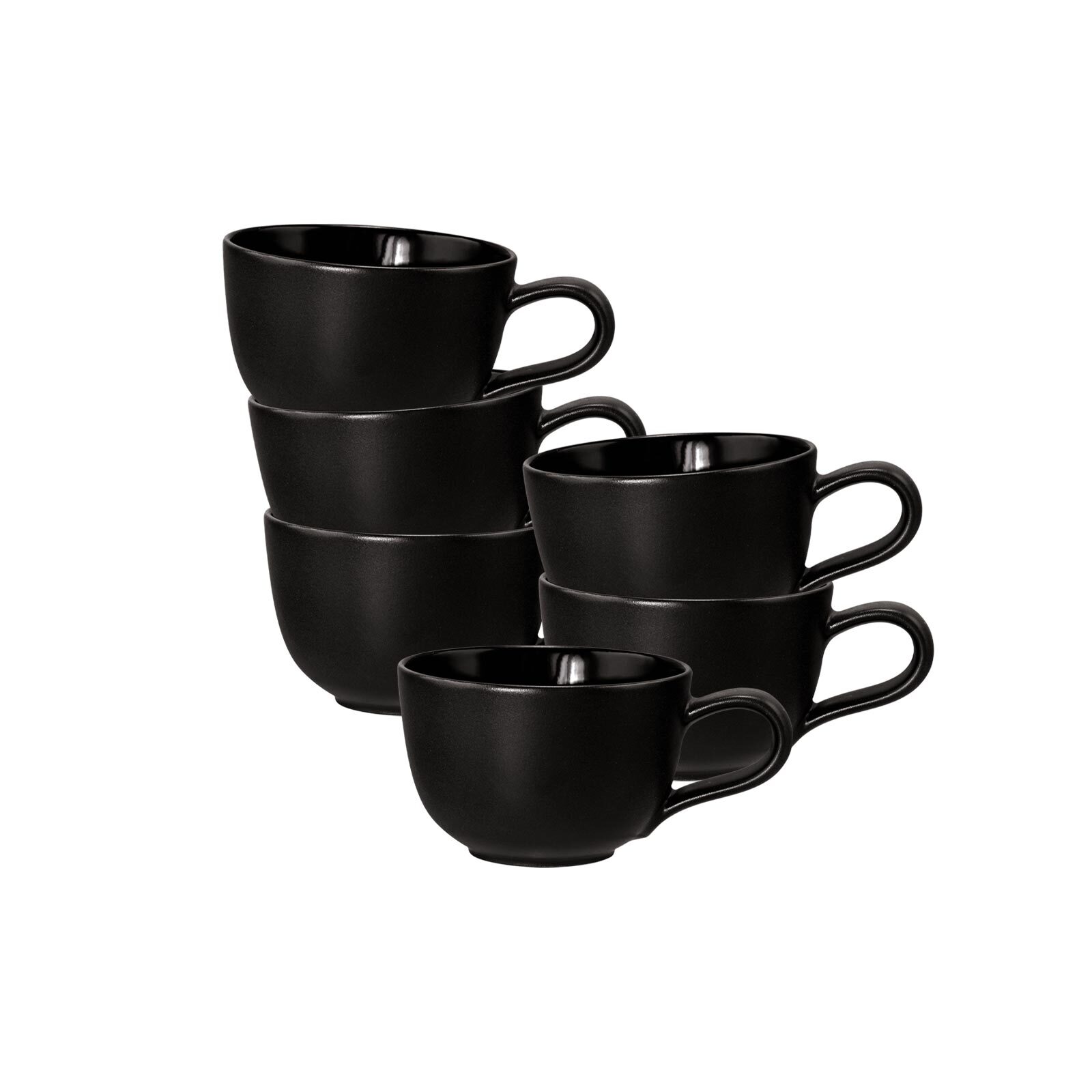 Seltmann Weiden Espressotassen Liberty Velvet Black 100 ml 6er Set 