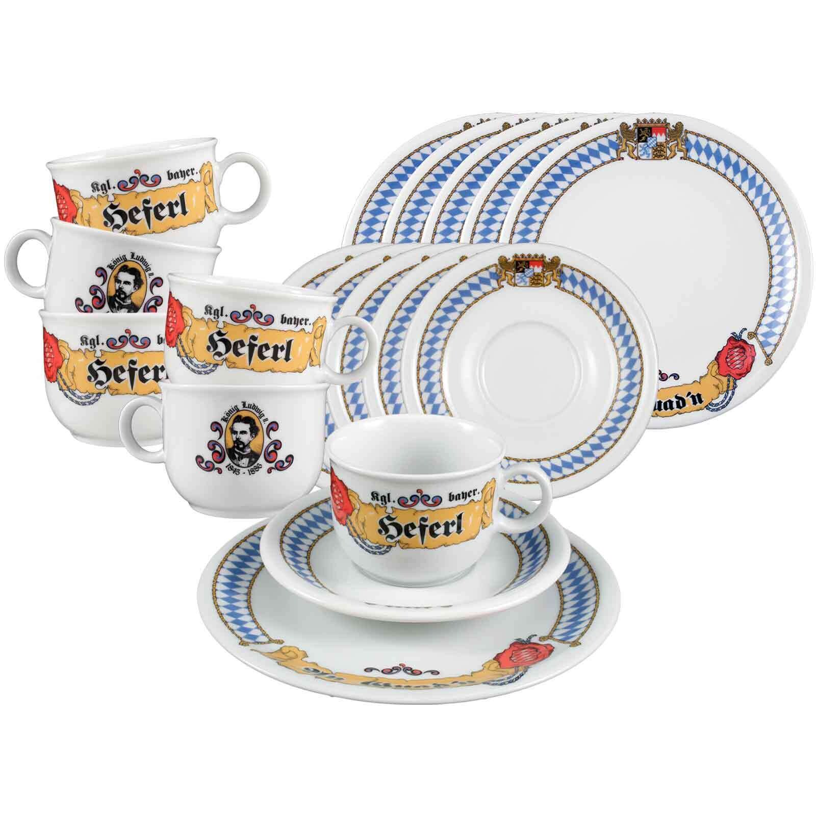 Kaffeeservice Compact Bayern 18er Set