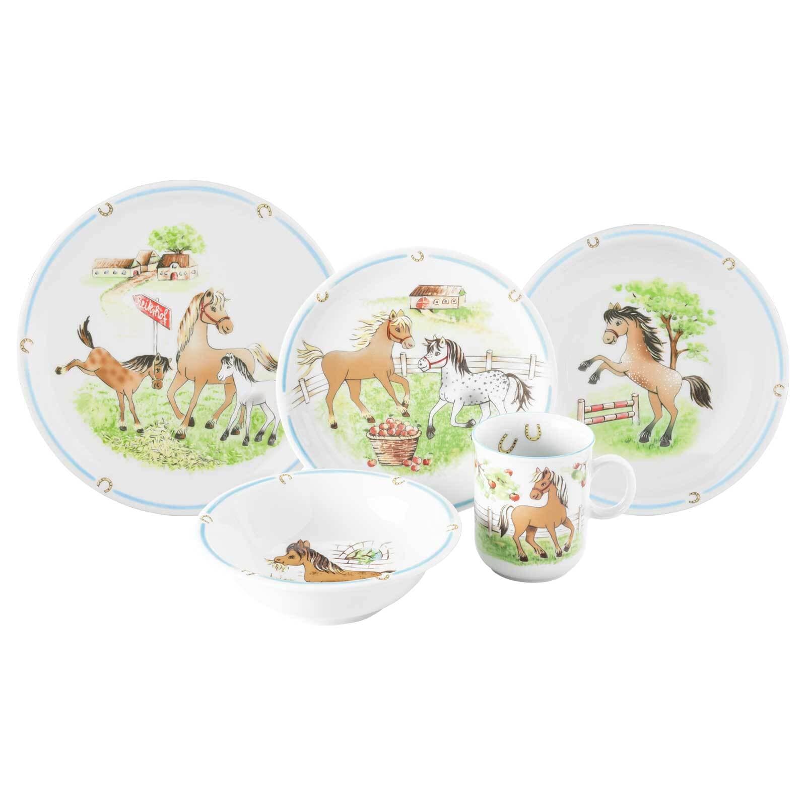 Seltmann Weiden Kindergeschirr Set Compact Mein Pony 5er Set 