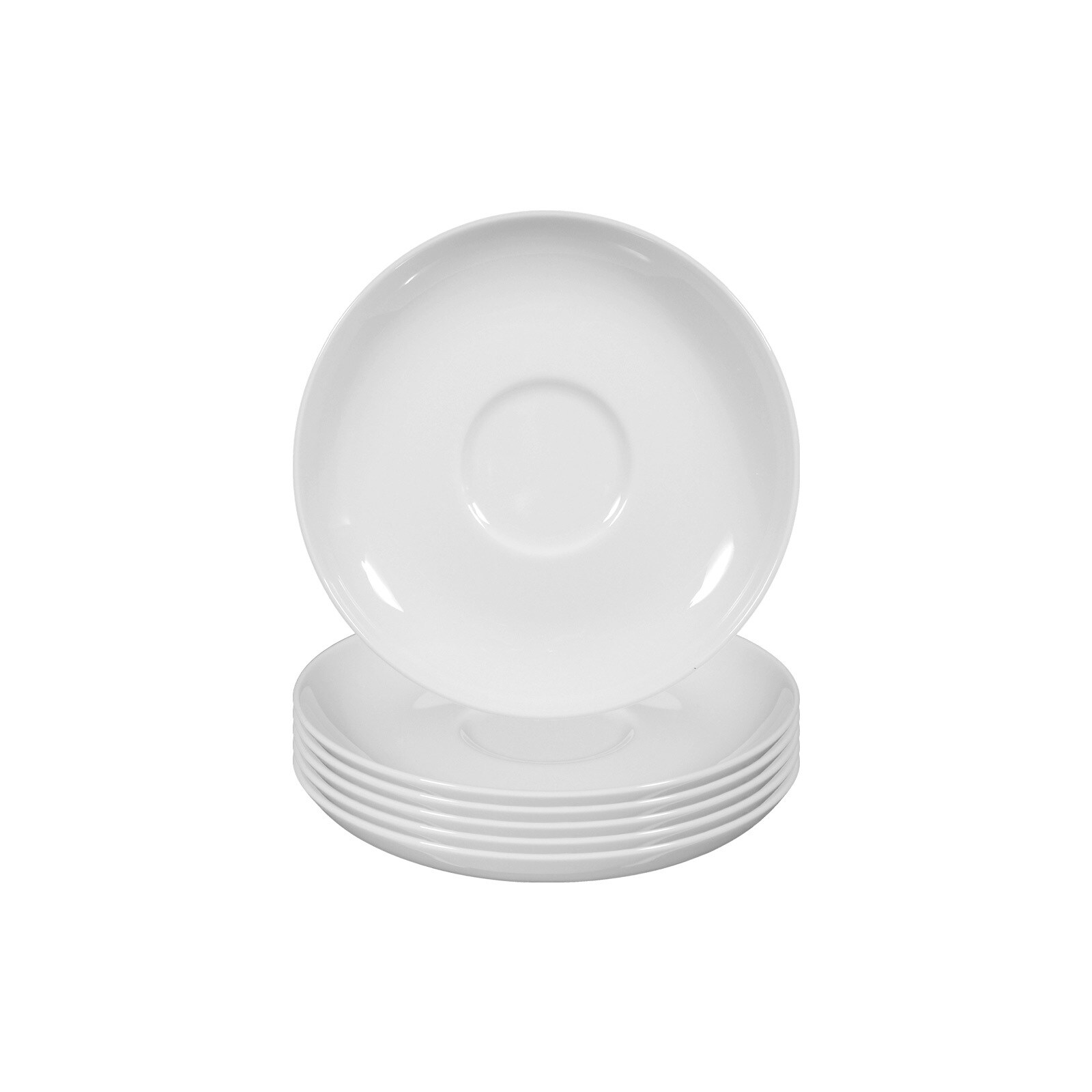 Kombi-Untertassen Rondo/Liane ø 14,7 cm 6er Set
